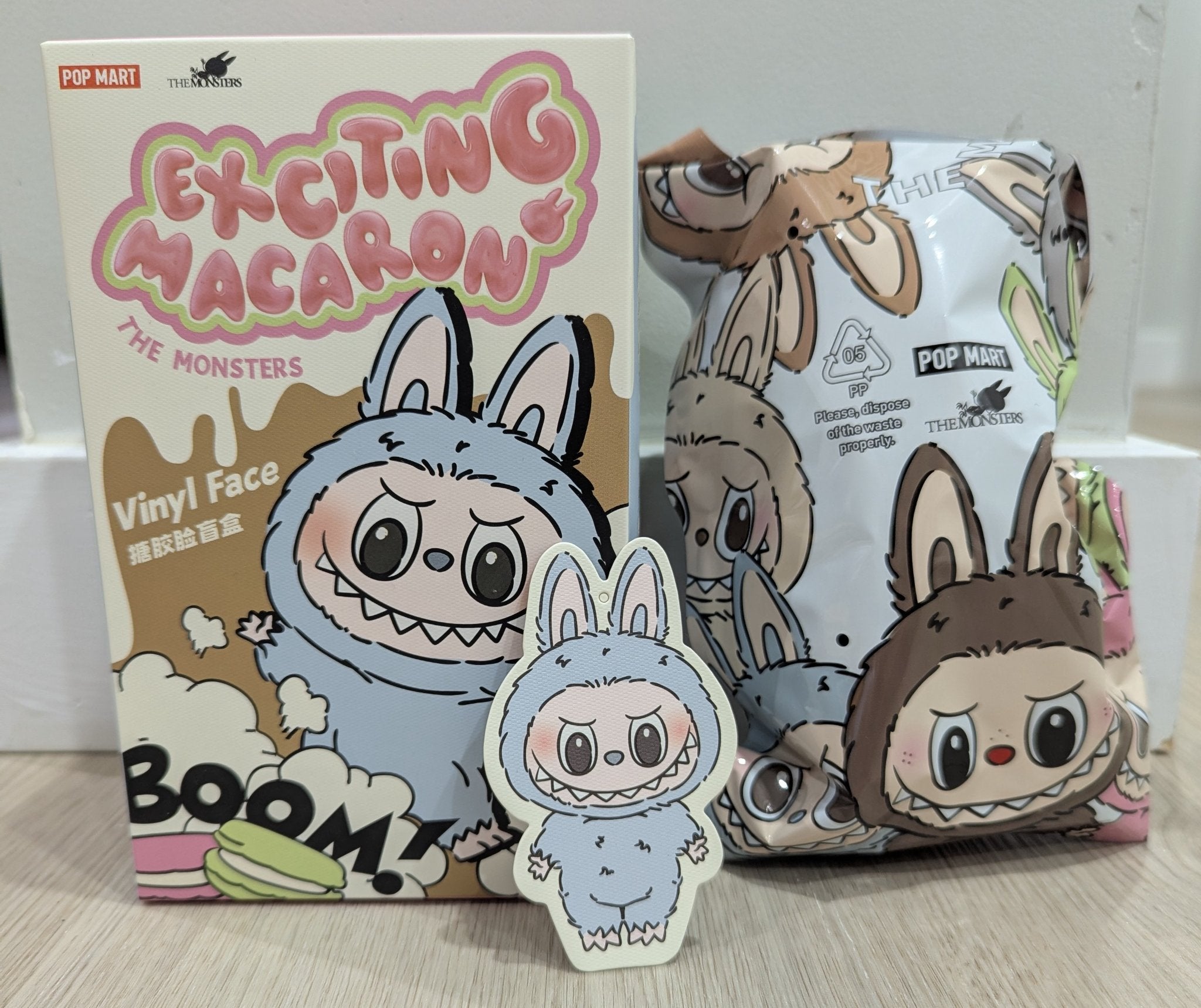 スポーツトイ・アクショントイ POP MART THE MONSTERS EXCITING MACARON THE MONSTERS - Tasty Macarons Vinyl Face Blind Box | Blind