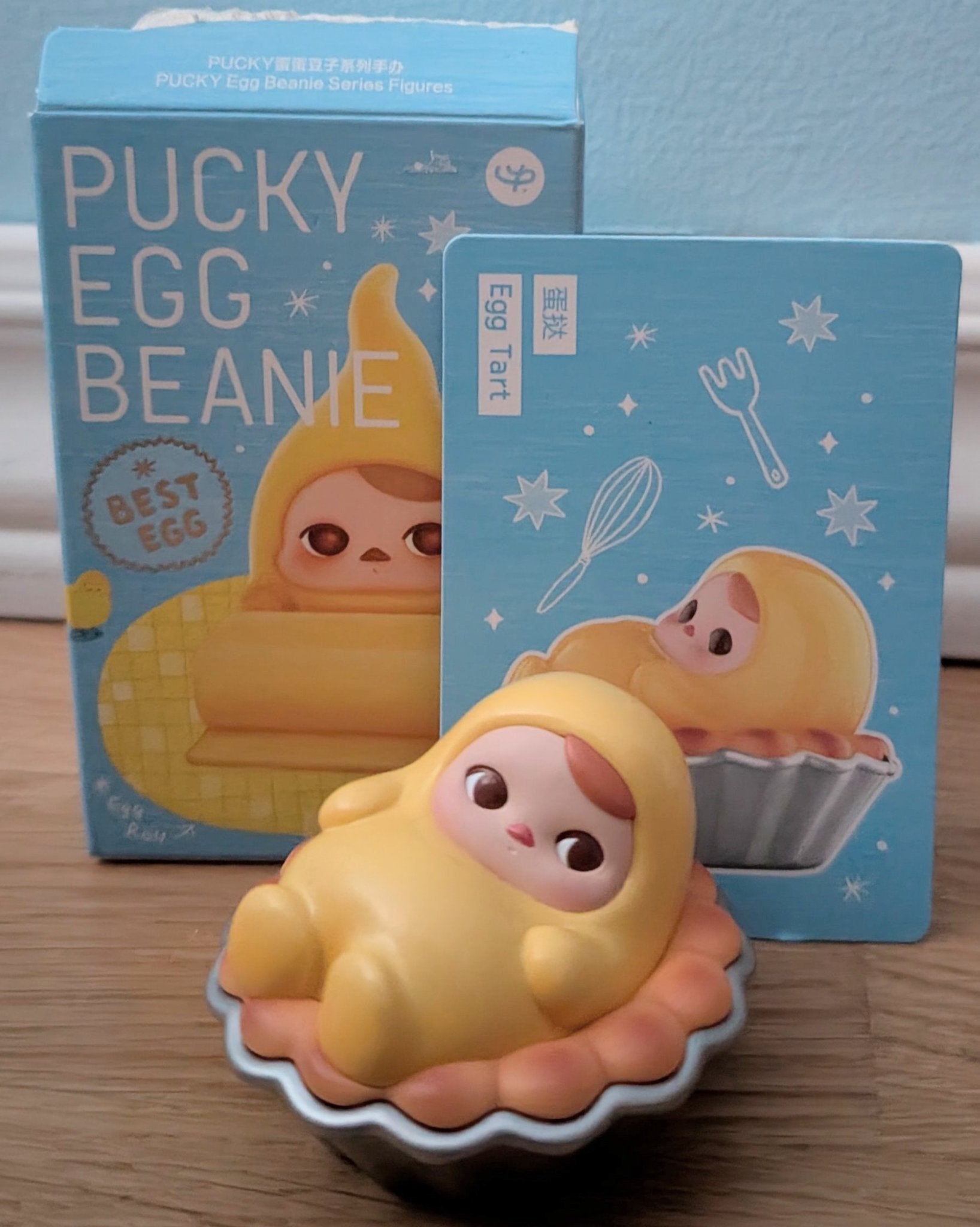 Egg Tart - PUCKY Egg Beanie Series Figures by POP MART