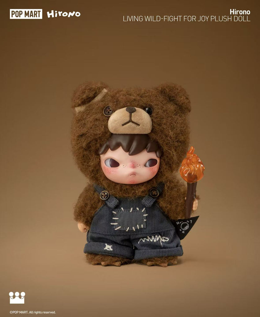 Hirono Living Wild Fight for Joy ぬいぐるみ Hirono Living Wild-Fight for Joy Plush Doll by POP MART
