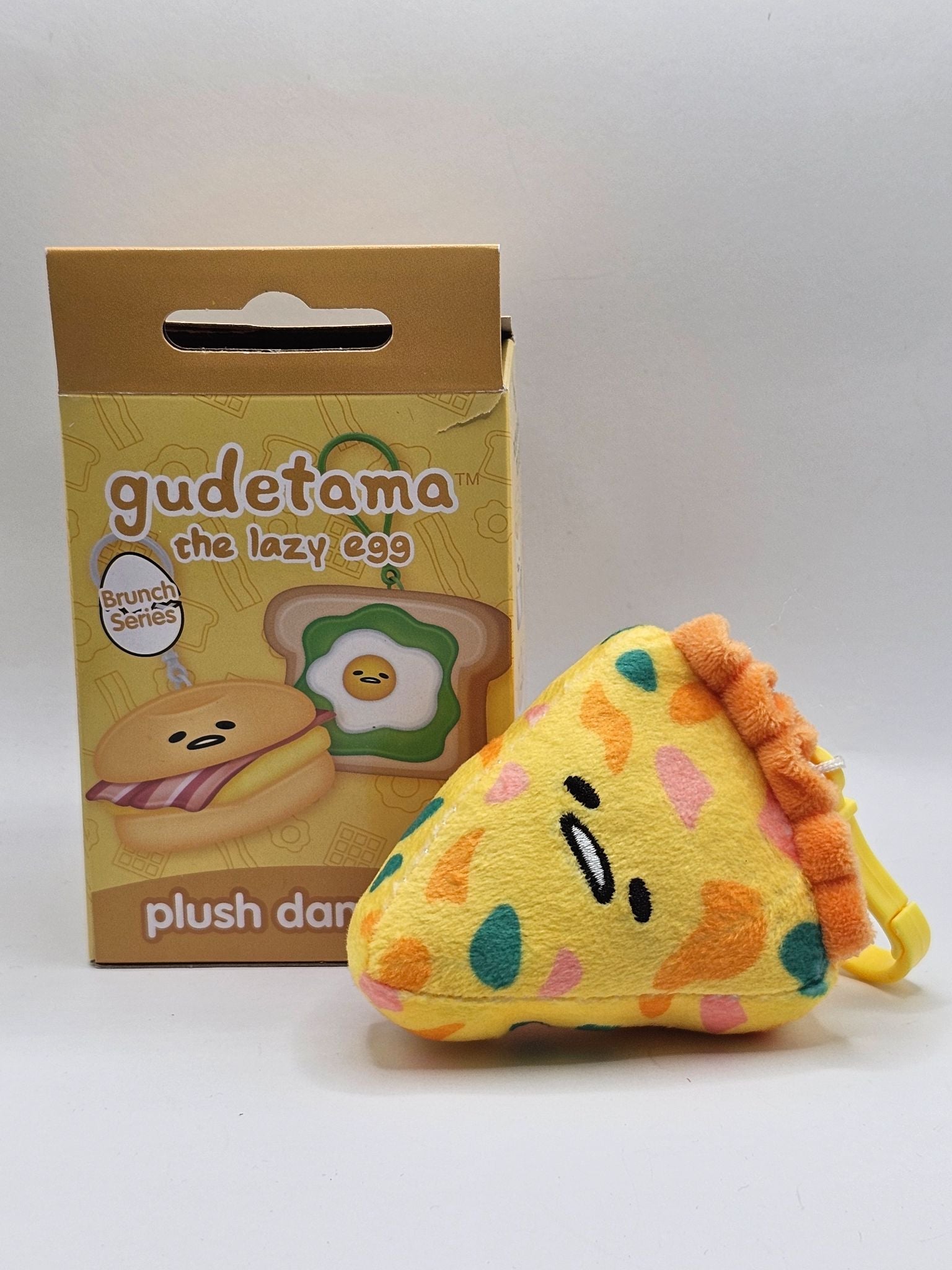 Sanrio - Gudetama The Lazy Egg Plush Dangler Series 2 - Pie Slice - 1
