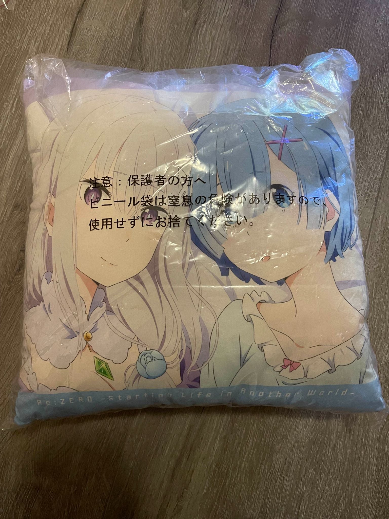 Re Zero Starting Life In Another World - Rem Emilia Cushion - Ichiban Kuji - 1