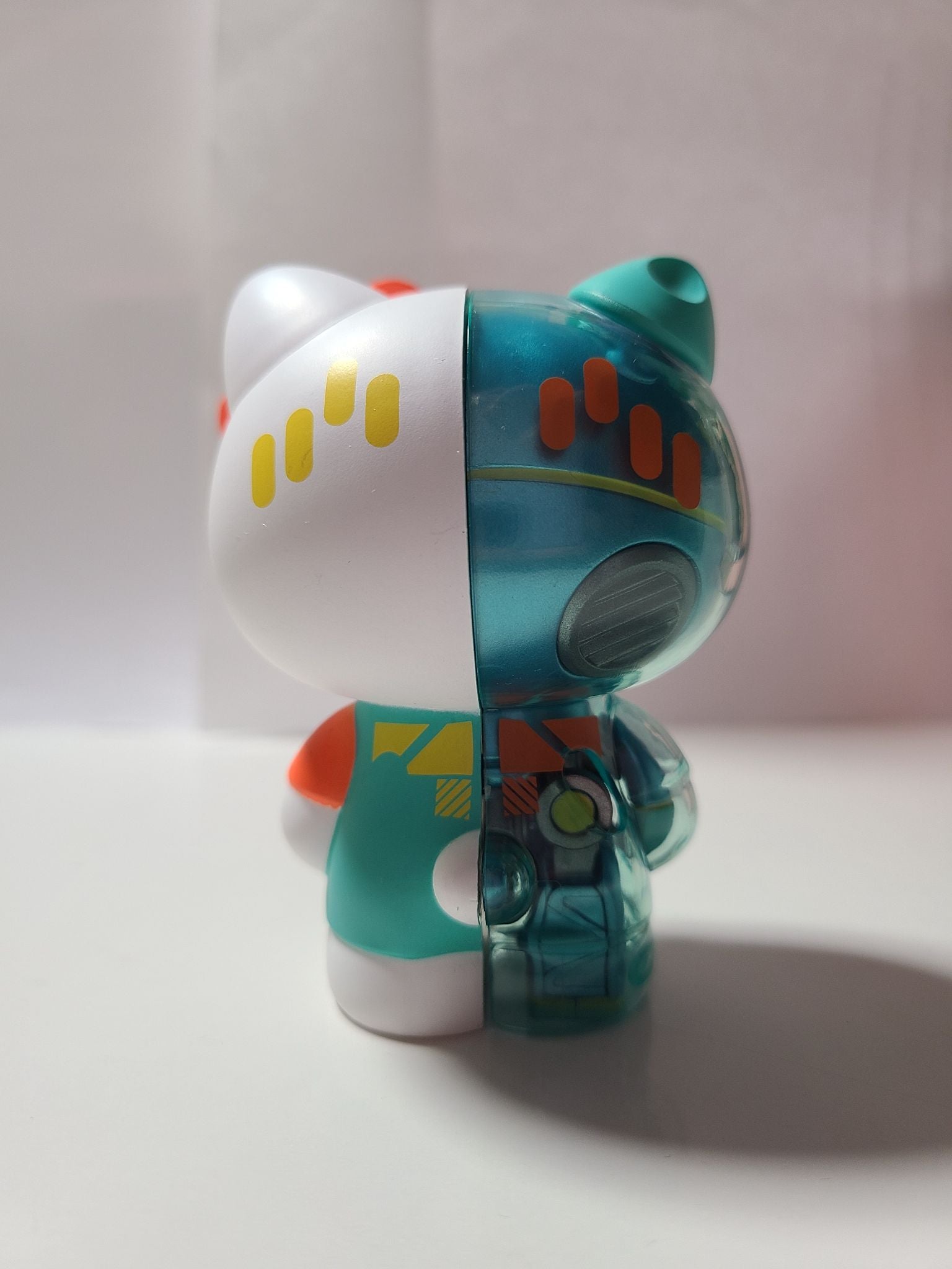 Turquoise Hello Kitty - Mecha Hello Kitty Volume 1 by Lam Toys x Sanrio  - 1