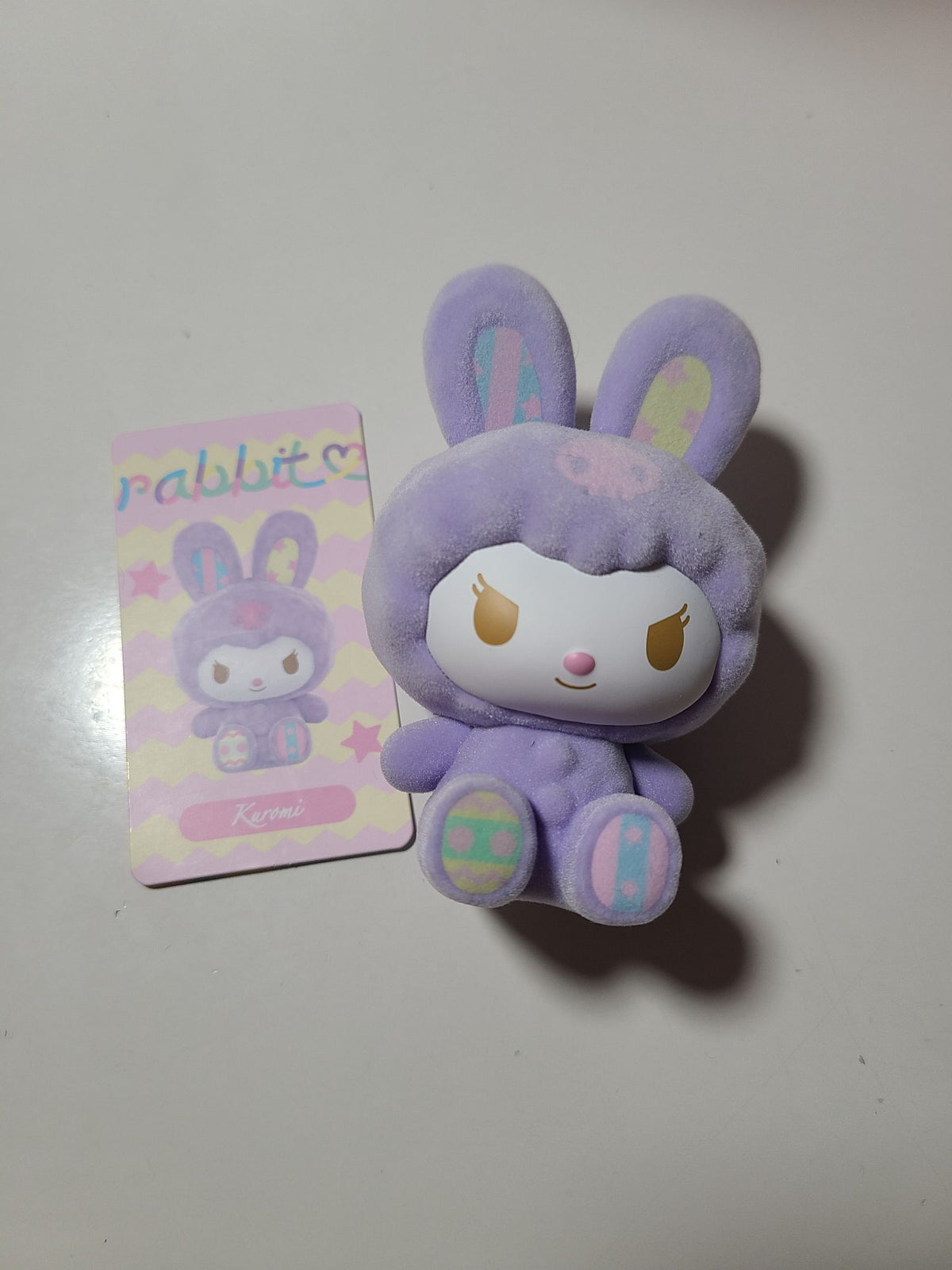 Kuromi - Sanrio Characters Fluffy Rabbit by Sanrio x Miniso  - 1