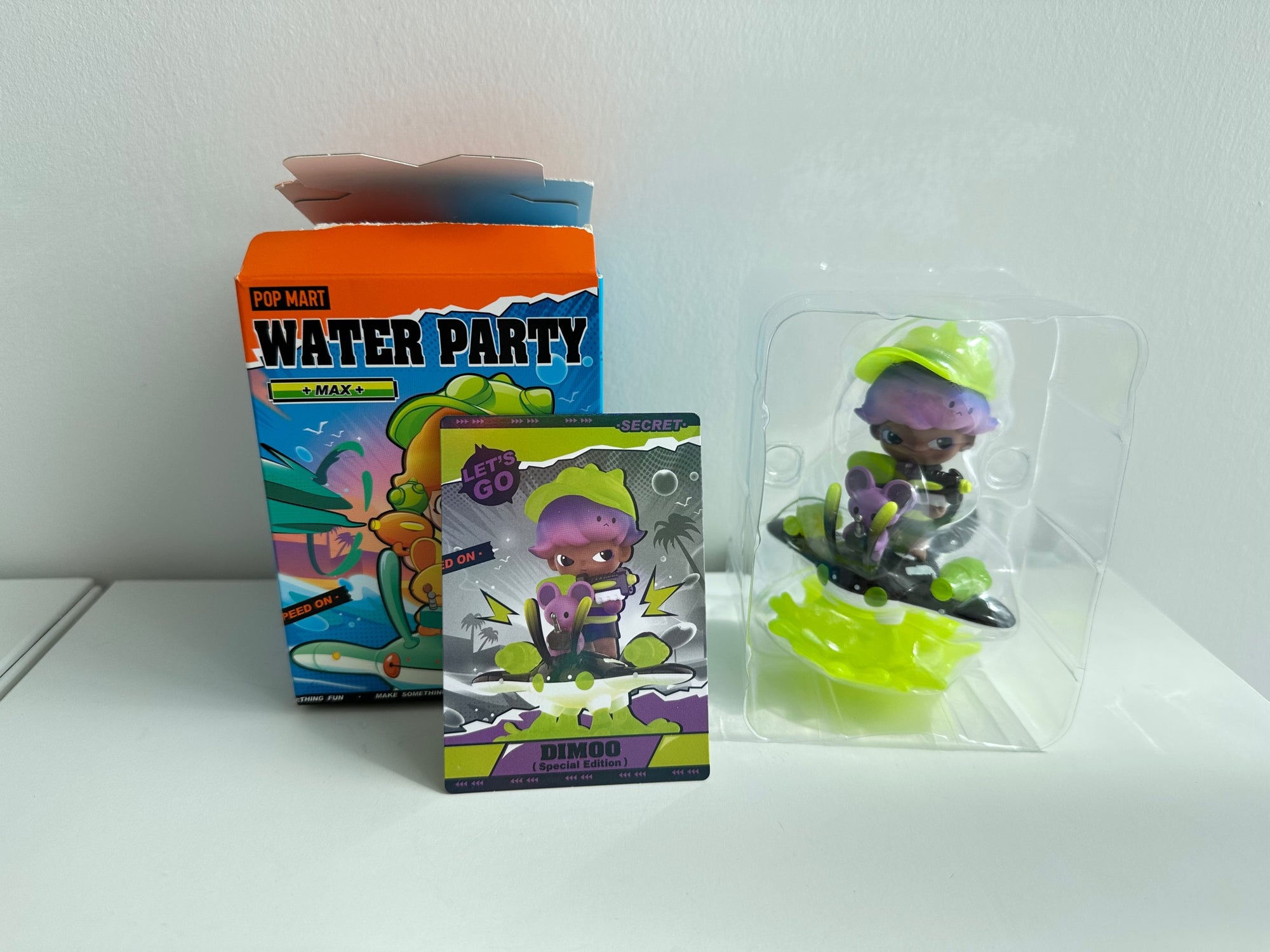 Dimoo (Special Version/ Chaser/Secret) - POPCAR Water Party Series by POP MART - 1