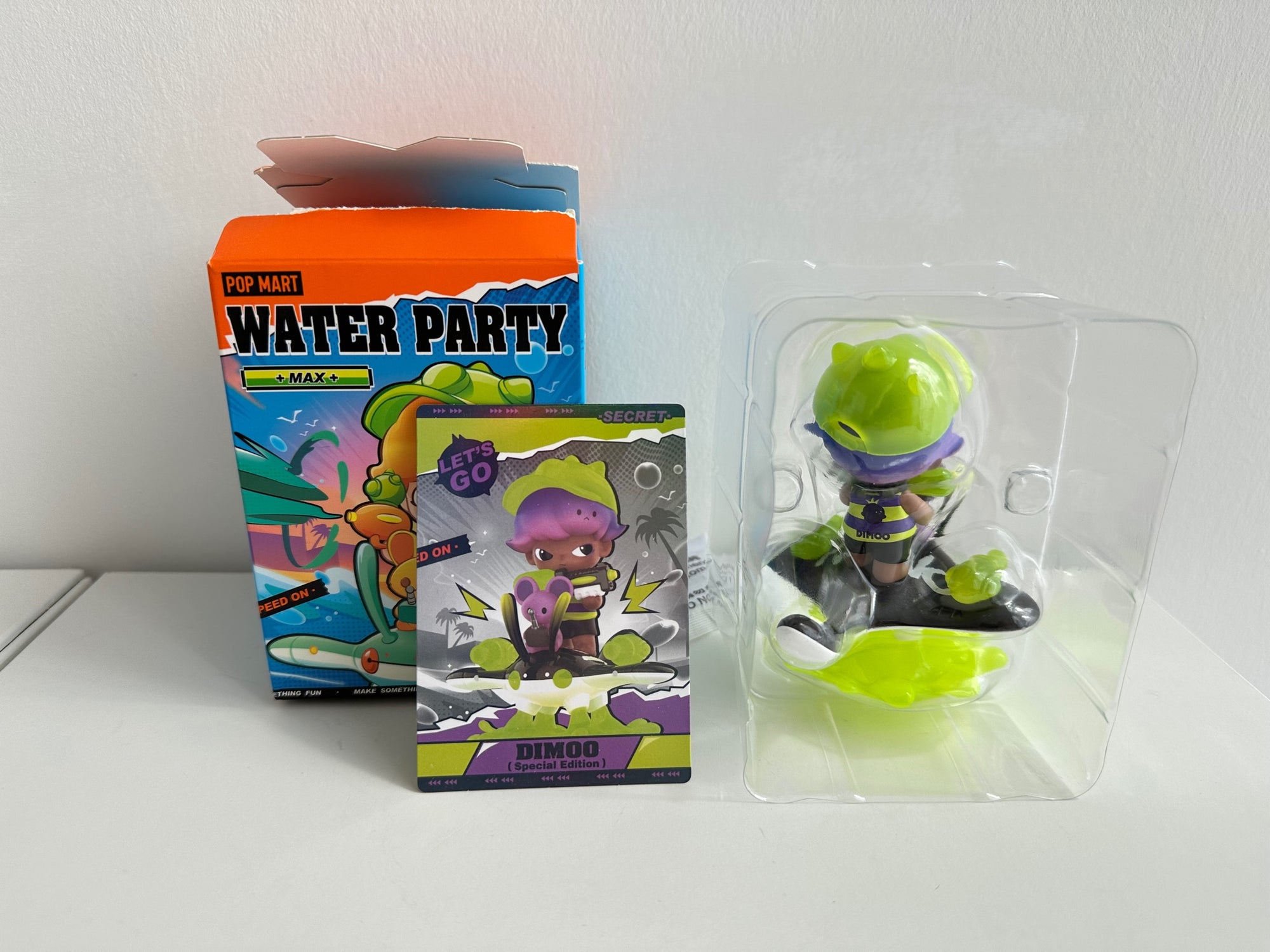 Dimoo (Special Version/ Chaser/Secret) - POPCAR Water Party Series by POP MART - 2