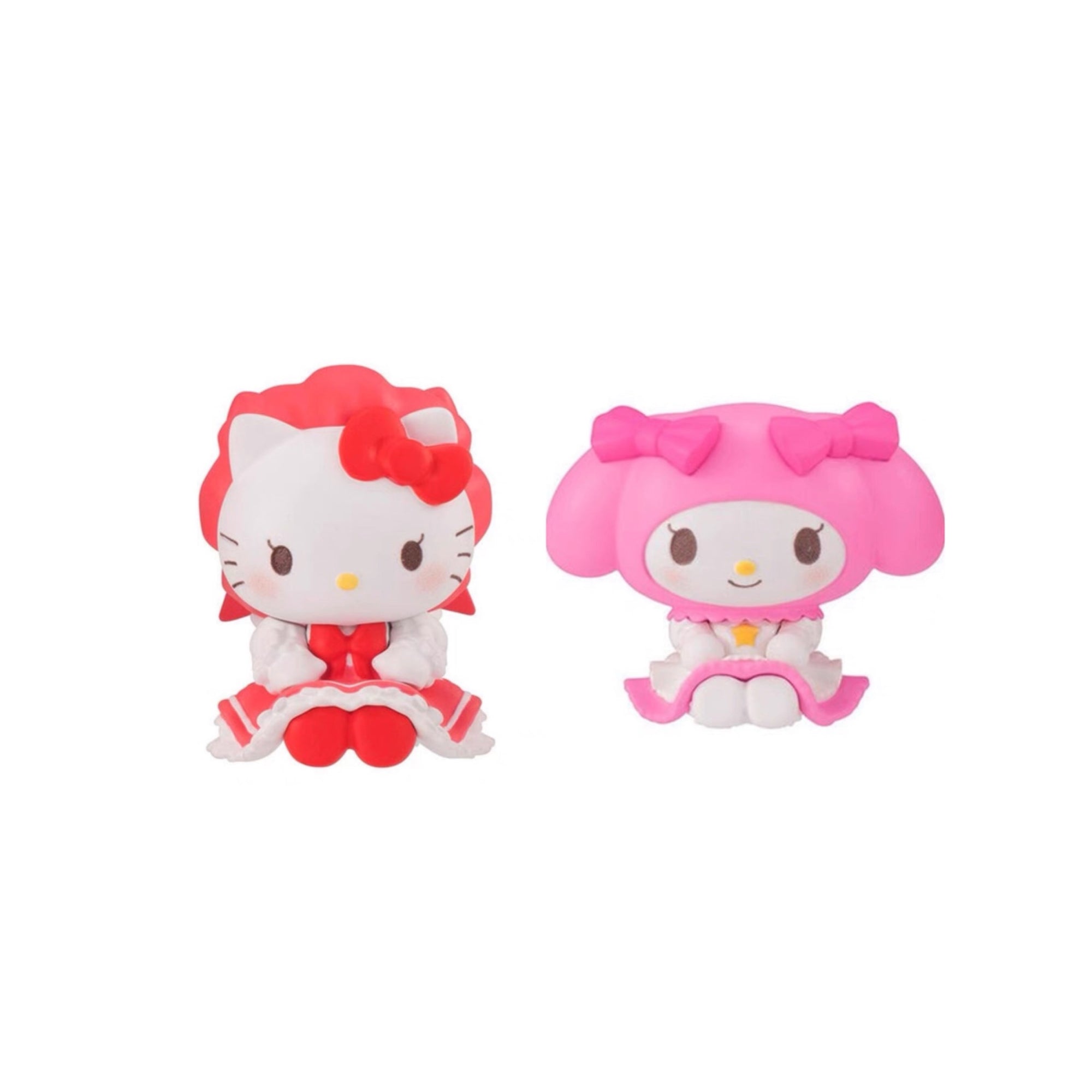 Hello Kitty & My Melody Gachapon Set of 2 - Card Captor Sakura x Sanrio [Bandai Capsule Toy] - 1