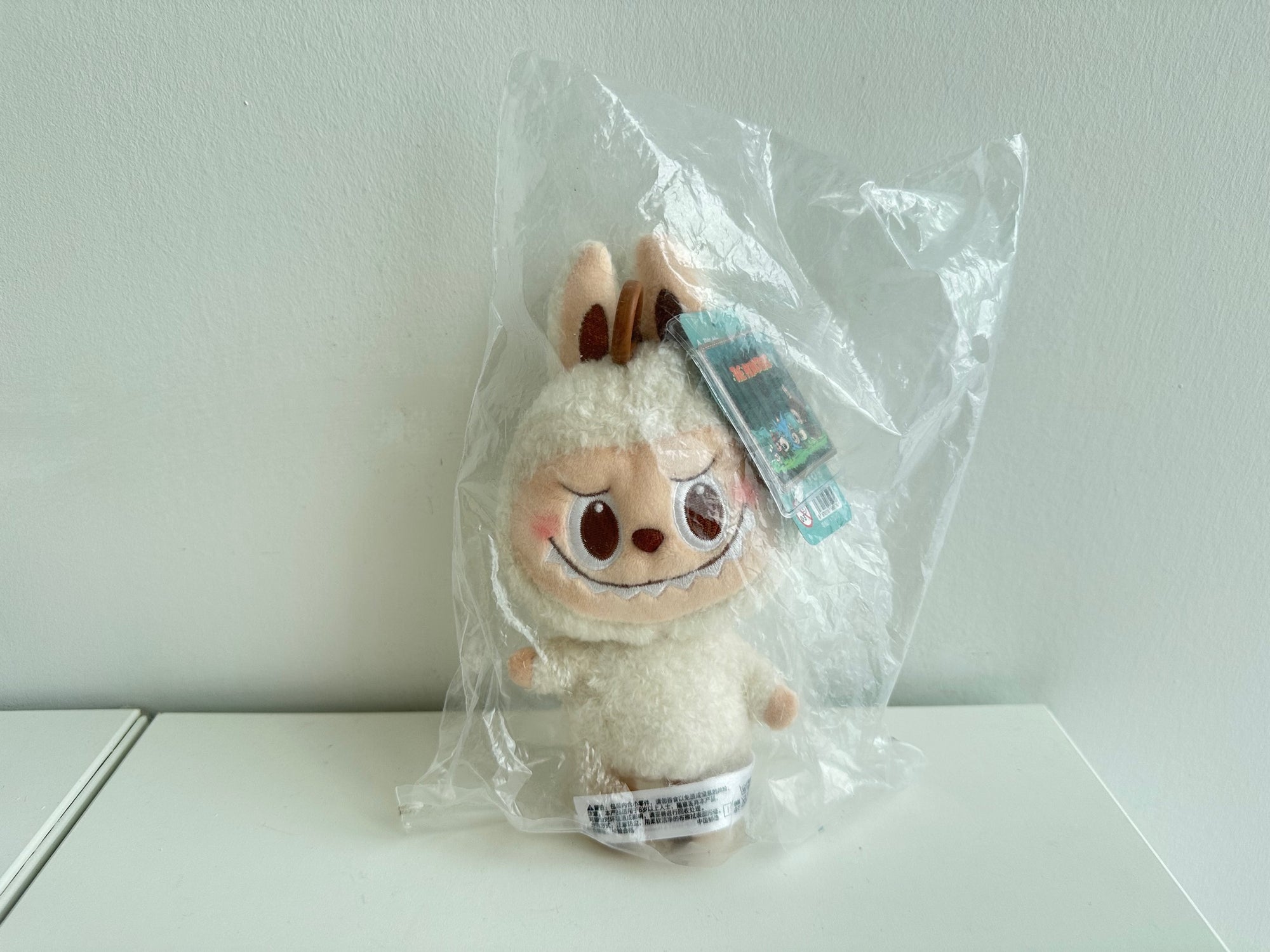 White - Labubu Plush Doll Pendant (POP LAND LIMITED) by POP MART - 1