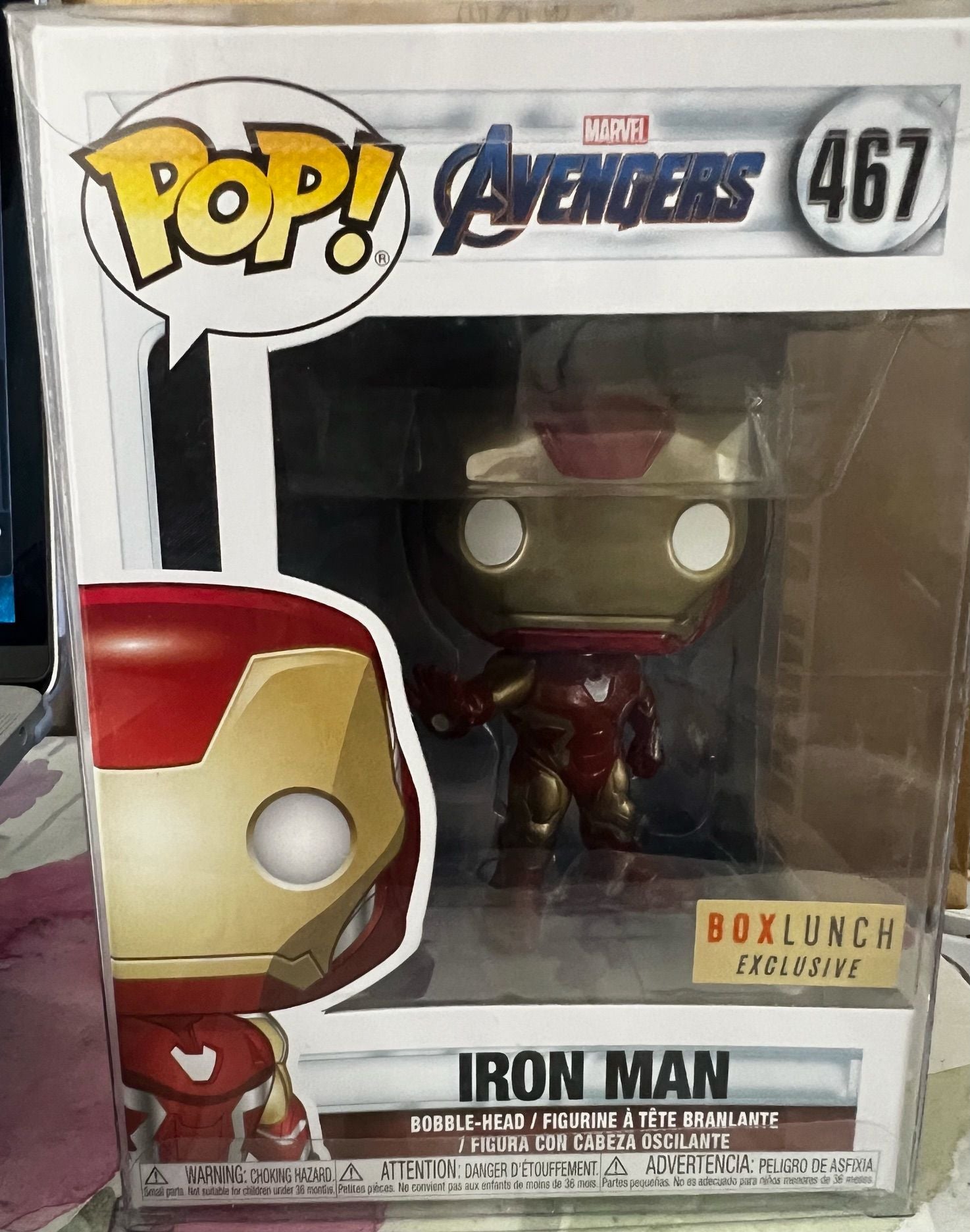 #467 Iron Man (Boxlunch Exclusive) - Marvel Avengers - Funko Pop - 1