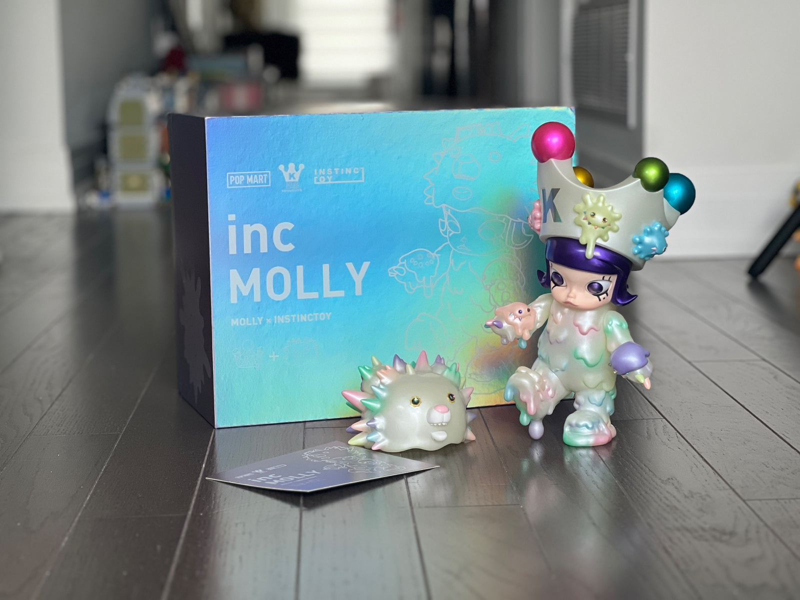 KENNYSWOR×INSTINCTOY BABY MOLLY KENNYSWORK x INSTINCTOY BABY ICE EROSION MOLLY Pink Sapphire