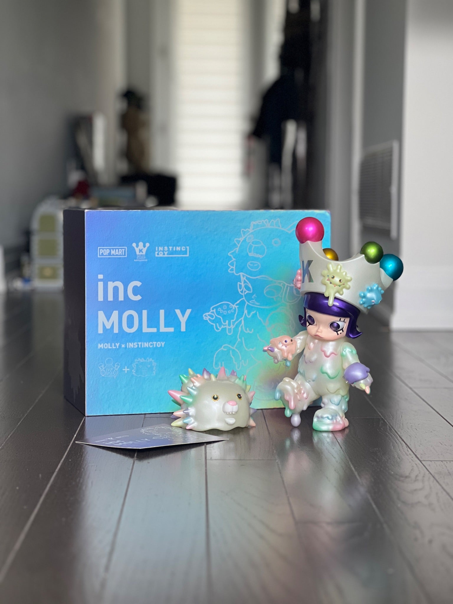 POP MART MOLLY × INSTINCTOY inc MOLLY 限定 Mega Space Molly x Instinctoy 400%/1000% by Kenny Wong x Pop