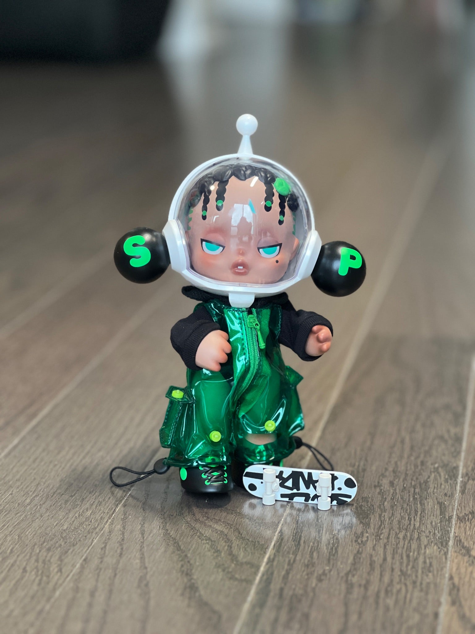 Skullpanda OOTD THE WILD GREEN FIGURINE - Mindzai Toy Shop
