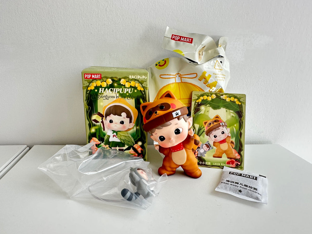 Little Racoon - HACIPUPU Adventures In The Woods Series Figures by POP MART - 2