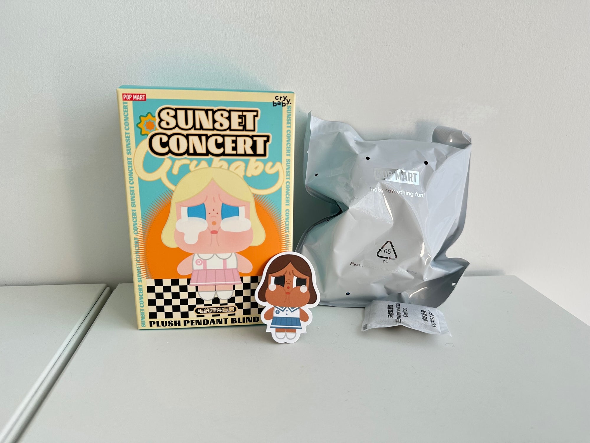 Purplish Blue - CRYBABY Sunset Concert Series-Plush Pendant by POP MART - 1