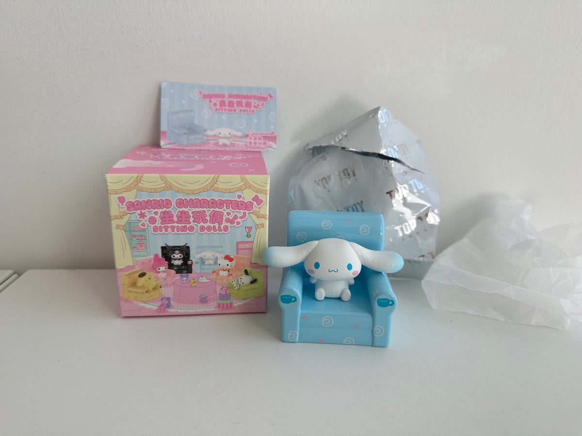 Cinnamoroll - Sanrio Characters Sitting Dolls Blind Box Series by Top Toy - 2