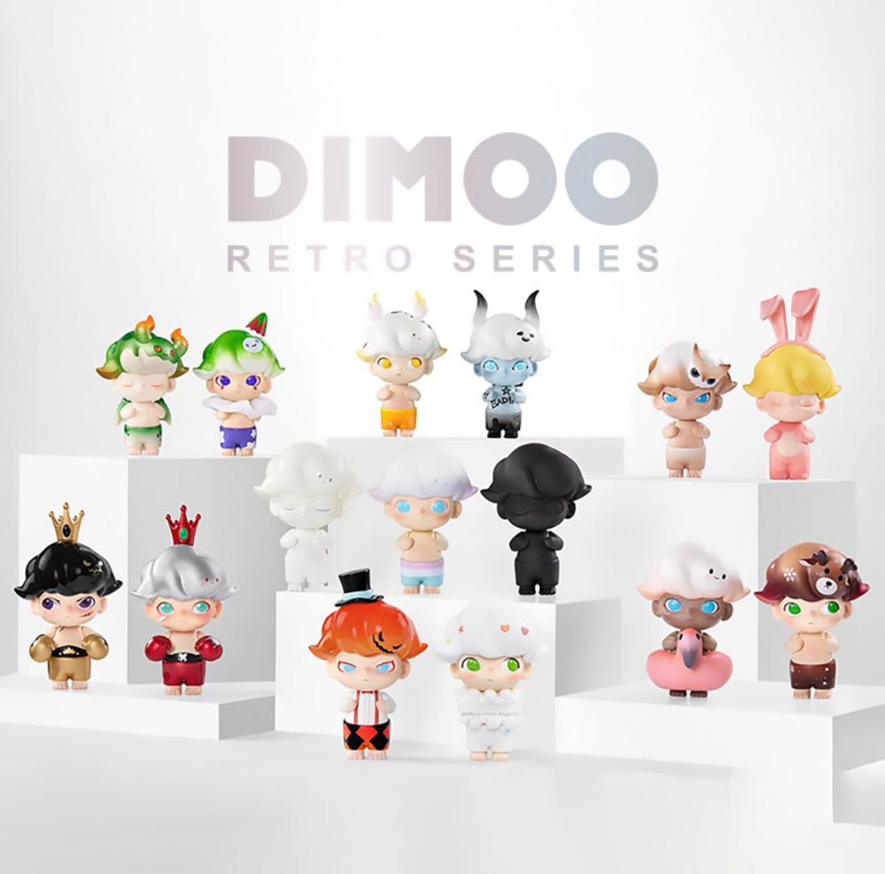 Dimoo Retro Series - Pop Mart - Single blind box - 2
