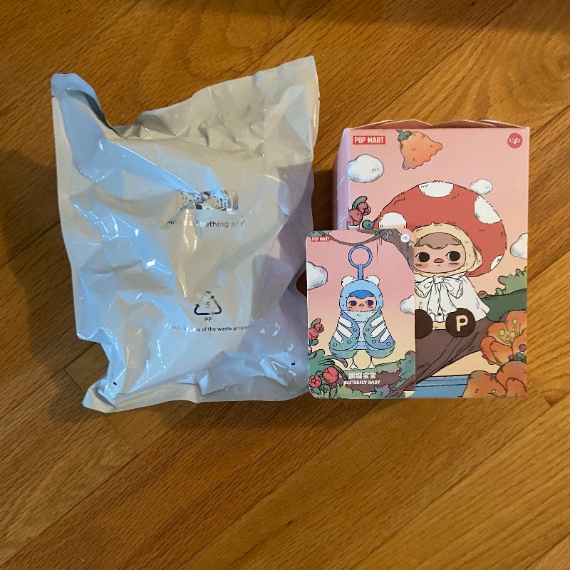 PUCKY Forest Party ぬいぐるみ【BUTTERFLY BABY】 Butterfly Baby - PUCKY Forest Party Series Vinyl Plush