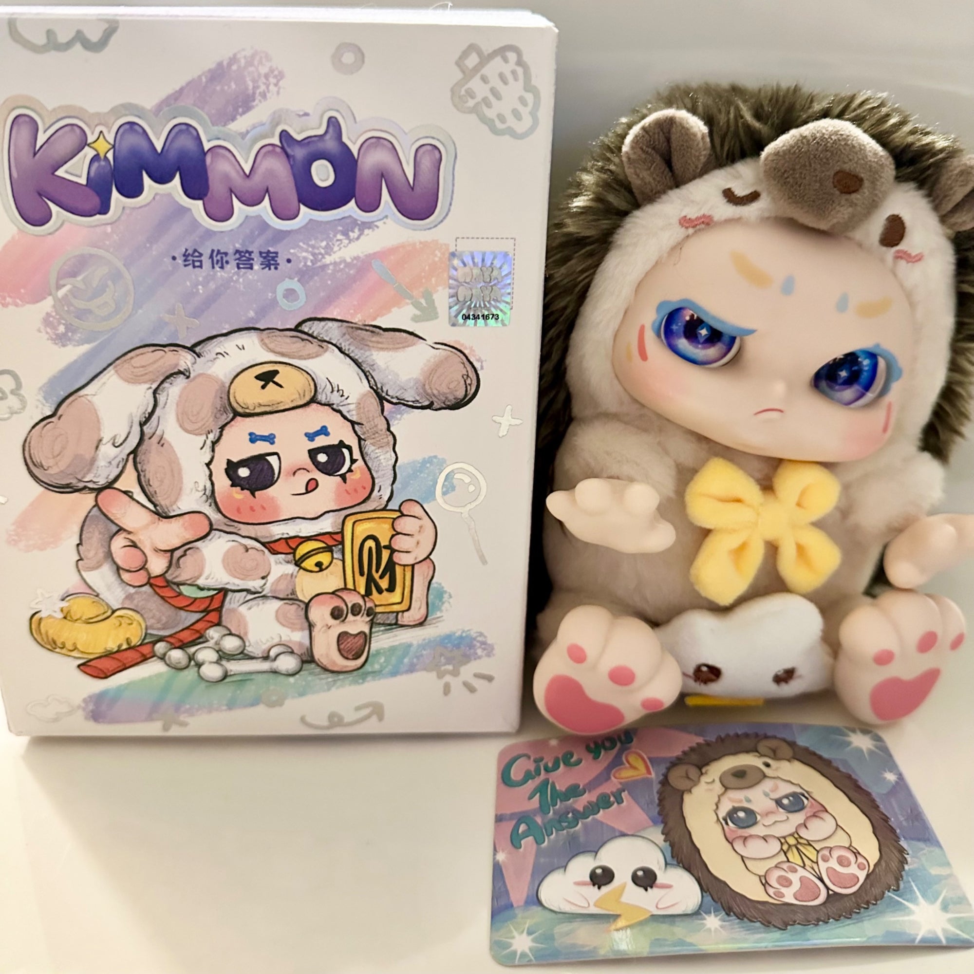 Hedgehog - Kimmon Give You the Answer Series Plush - NayaNaya Toys - 1