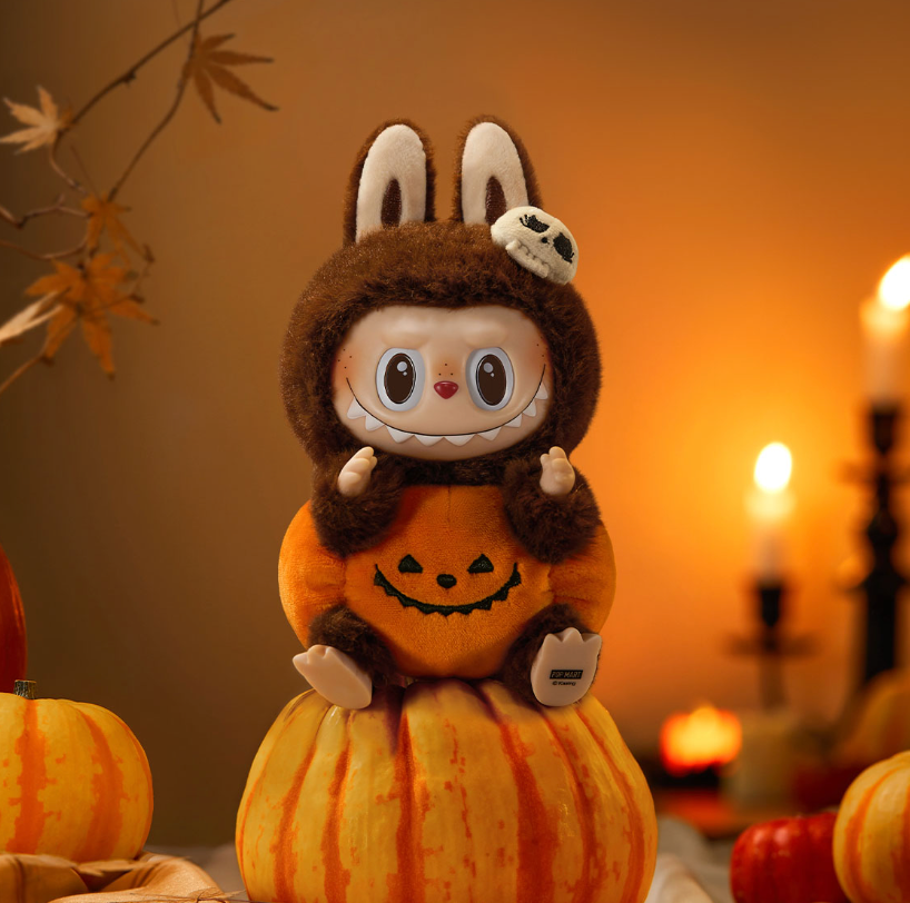 Labubu ラブブ　ハロウィン Sitting Pumpkin Pop Mart Labubu Happy Halloween Party Series-Sitting Pumpkin