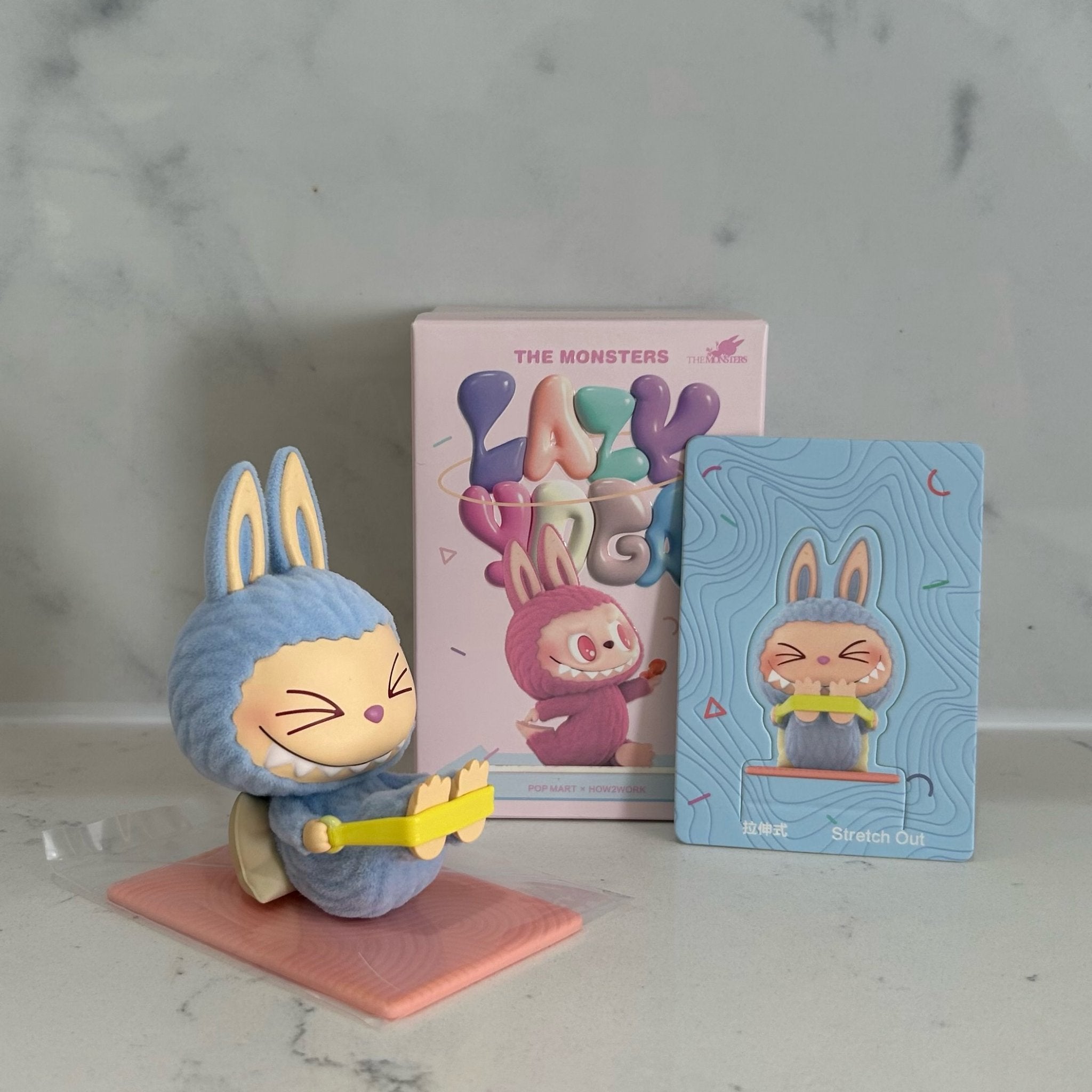 その他 POP MART THE MONSTERS Labubu YOGA Cola POP NOW:THE MONSTERS Lazy Yoga Series Figures - POP MART
