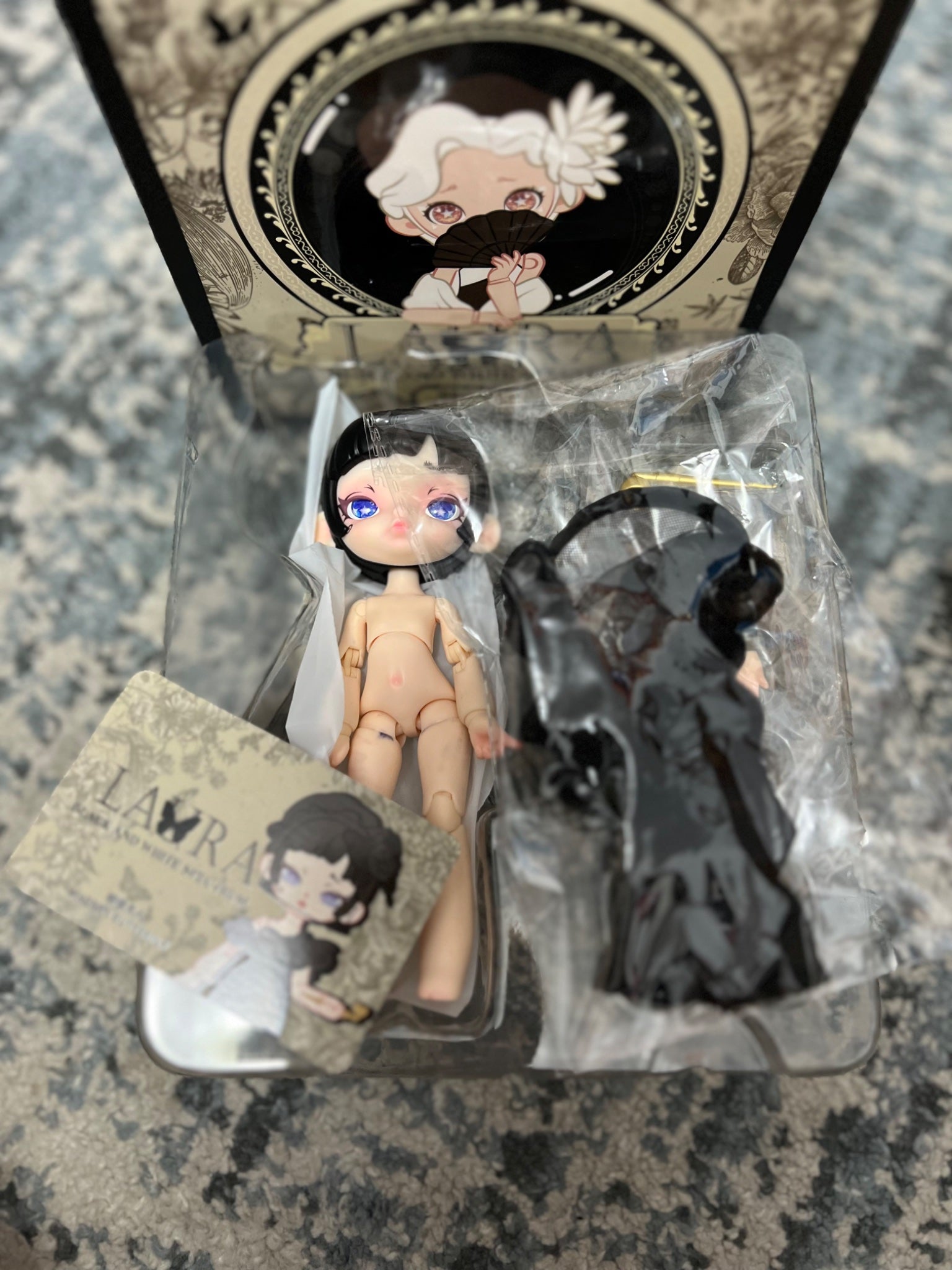 Laura Madame Butterfly - LAURA BJD Black and White Spectrum Blind Box Series - Top Toy - 1