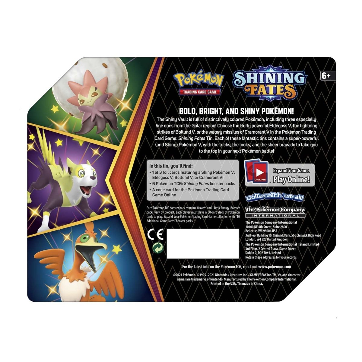 Pokémon TCG: Shining Fates Tin (Eldegoss V) - 2