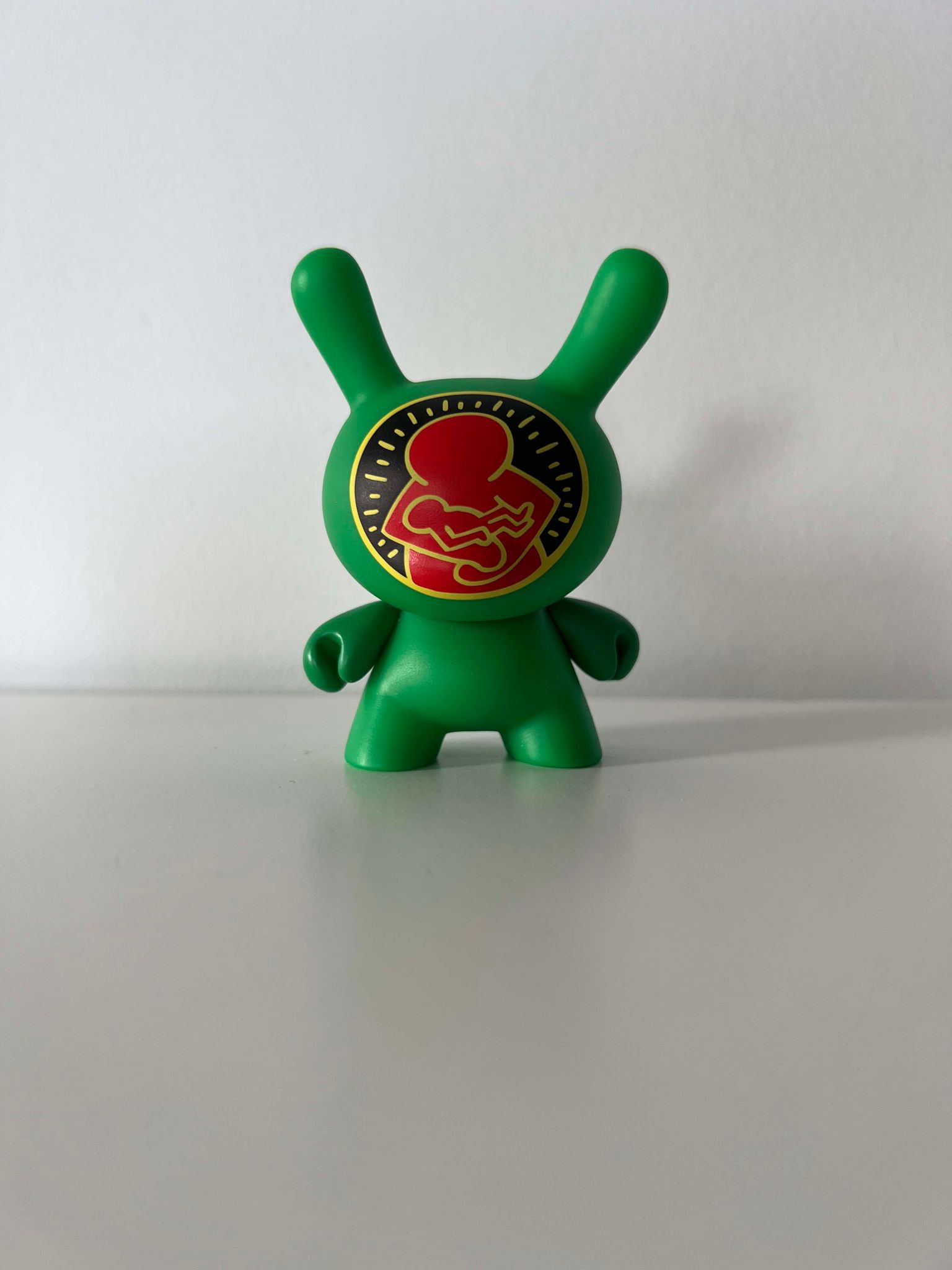 Green Mother & Child (2/20) - Keith Haring Dunny Mini Series by Kidrobot - 1