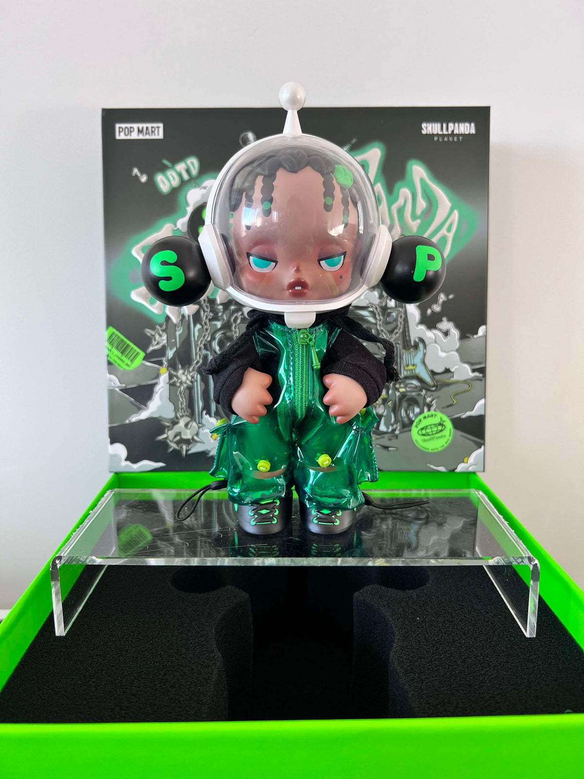 Skullpanda OOTD Green Field Big Figure by POP MART - 2