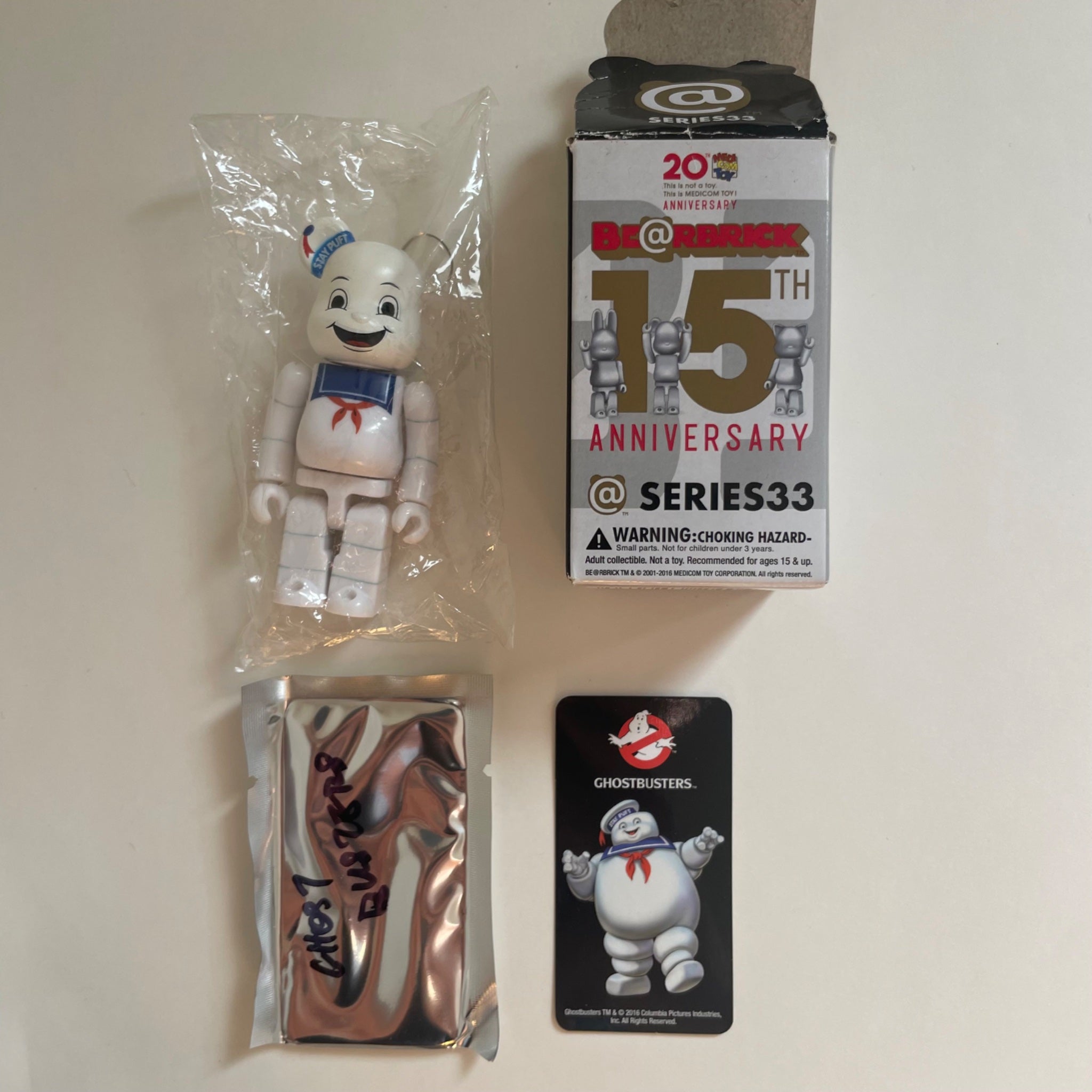メーカー 一覧 Ghost Busters by 33 series Bearbrick 100% Man Marshmallow キューブリック、ベアブリック
