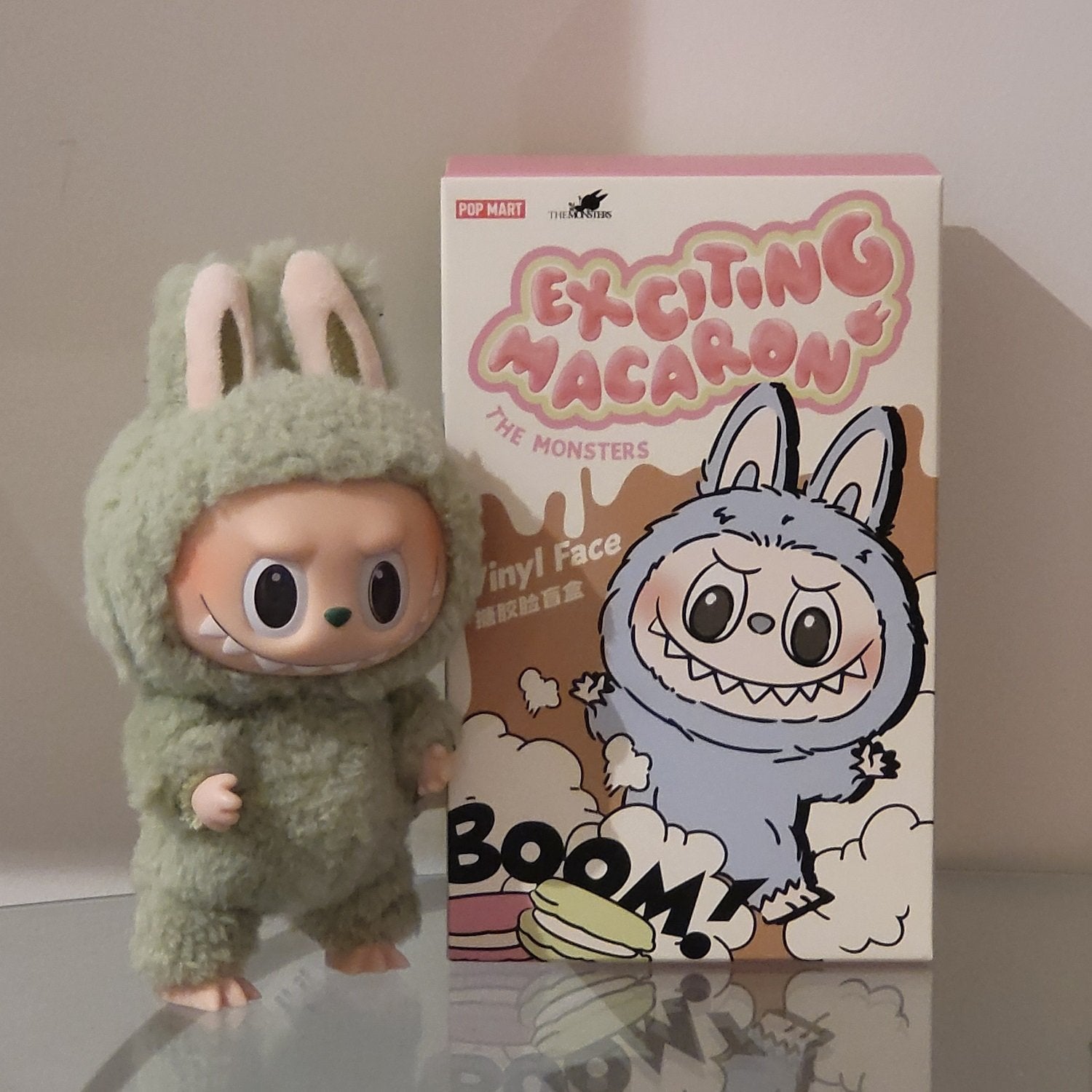 Green Grape - The Monsters Labubu Exciting Macaron by Pop