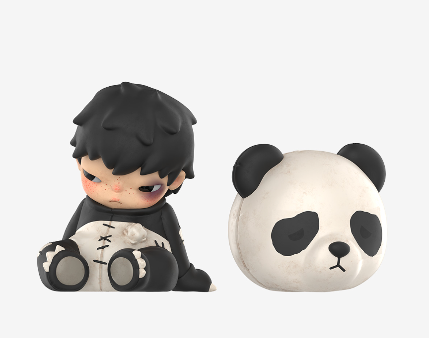 HIRONO Doll Panda. ポップマート Hirono Doll Panda Figure by POP MART - Mindzai Toy Shop