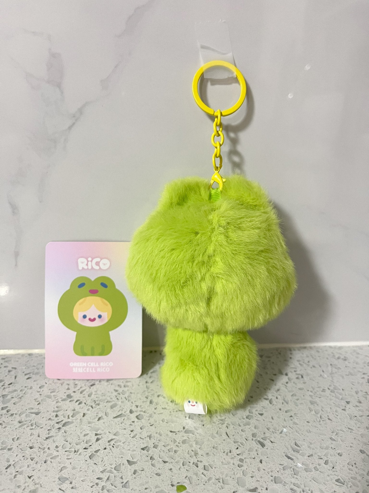 Frog Rico - Green Cell Rico Plush Keychain - 1