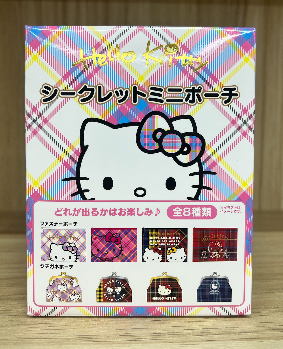 Mystery Box - Hello Kitty Secret Mini Pouch Tartan - Sanrio - 2