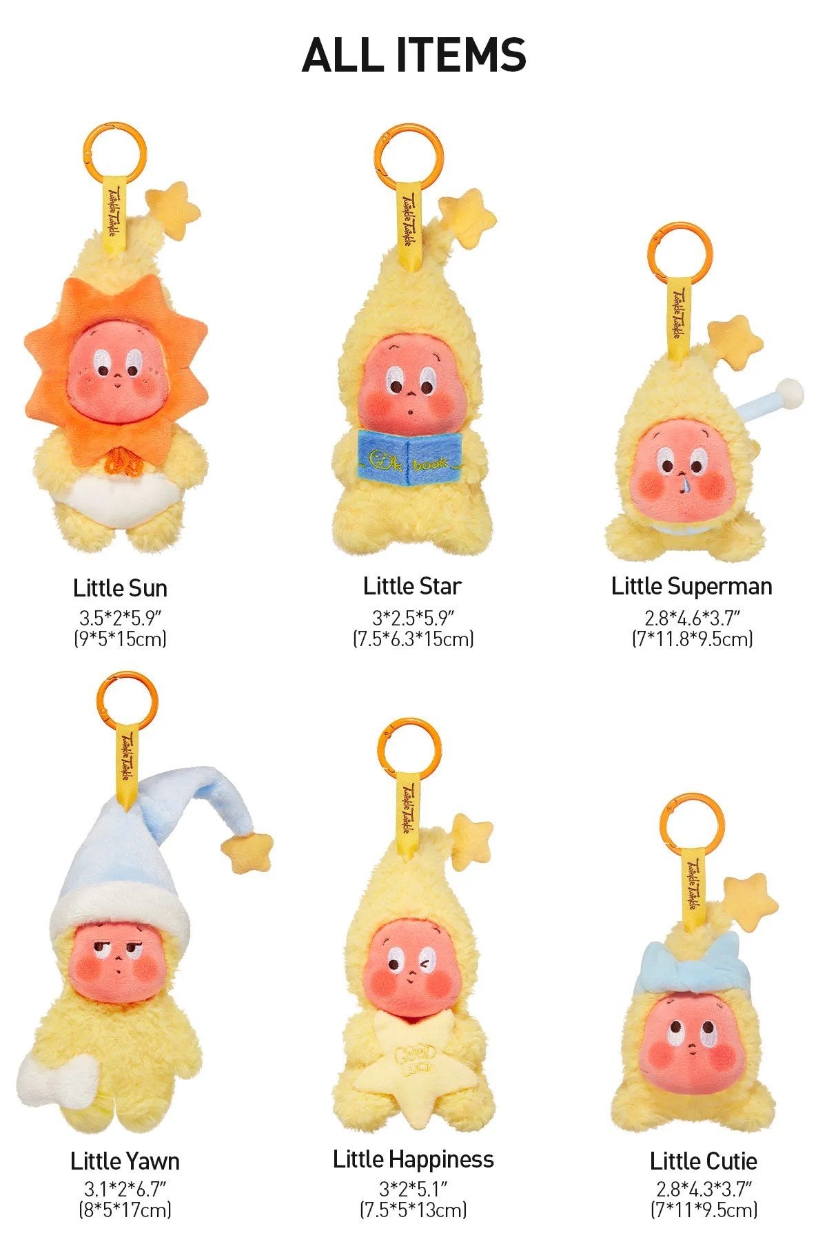 Little Yawn - We are Twinkle Twinkle Series-Plush Pendant - 3