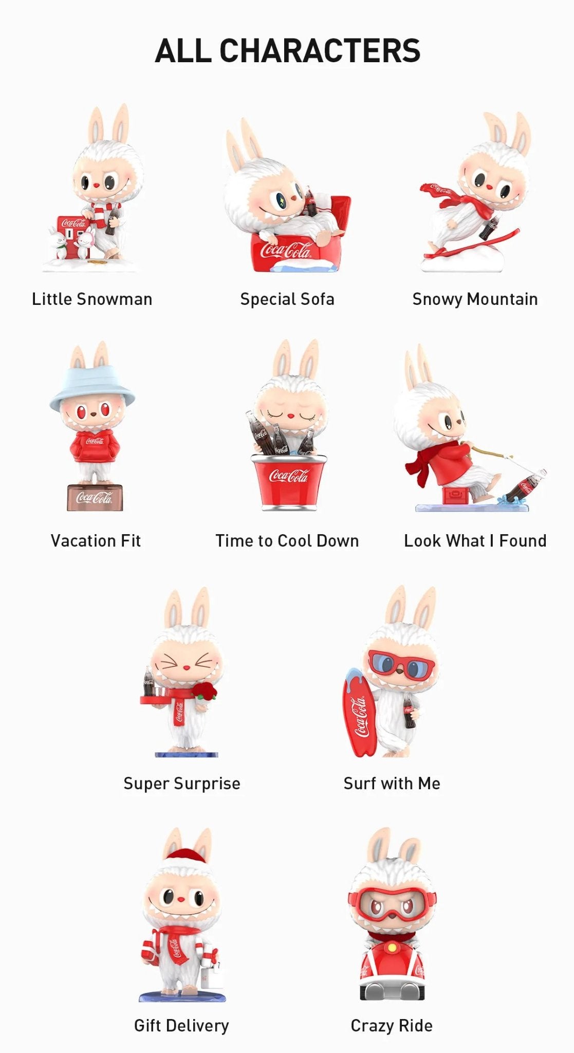 Look What I Found - THE MONSTERS COCA-COLA Series Figures by
