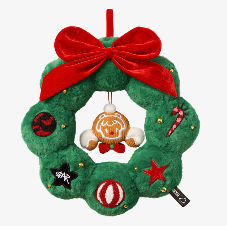 SKULLPANDA Tell Me What You Want Series Plush Wreath Pendant by POP MART - 1