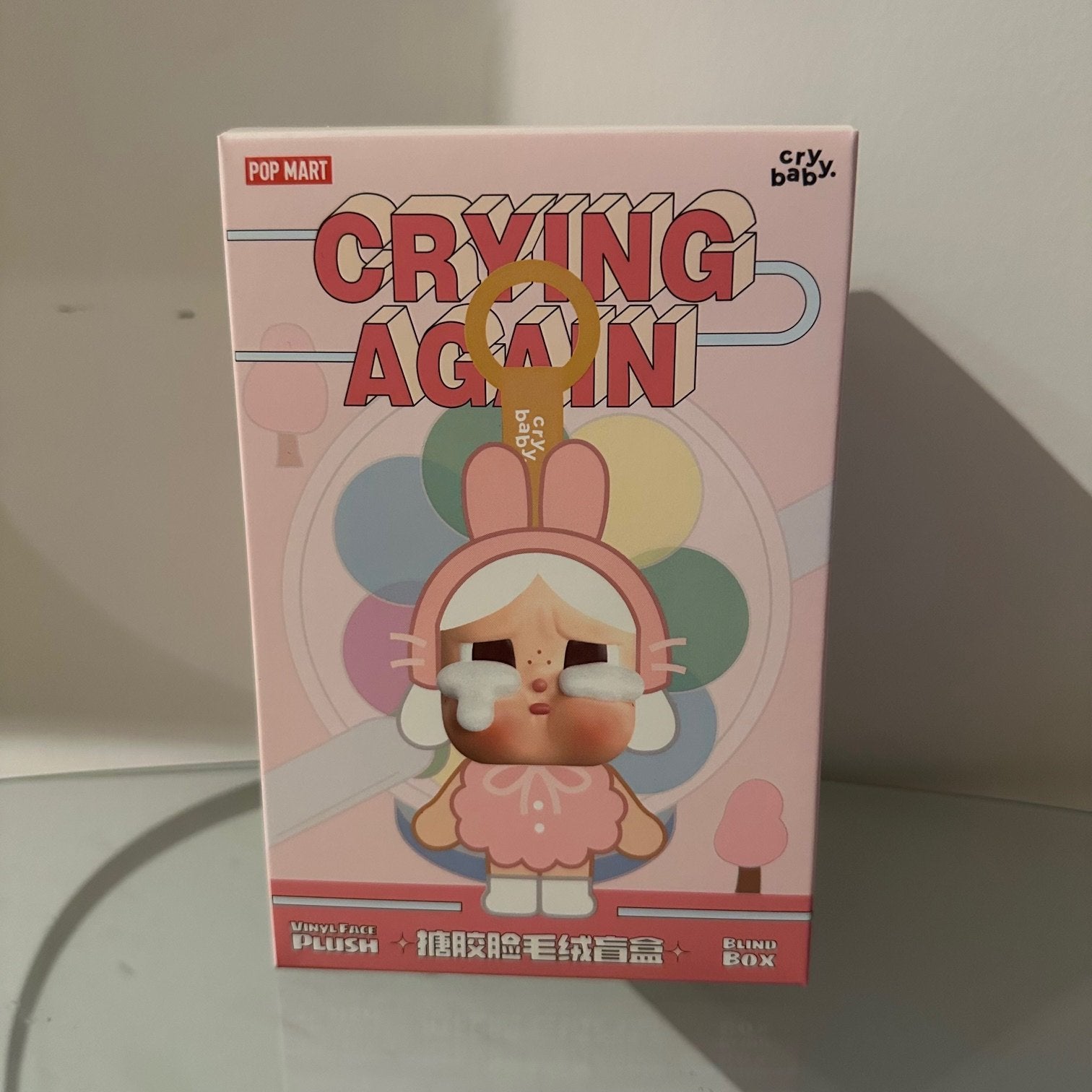 POPMART crybaby CRYINGAGAIN うさぎ CRYBABY Crying Again Series-Plush Straw Cup (I'LL GIVE YOU