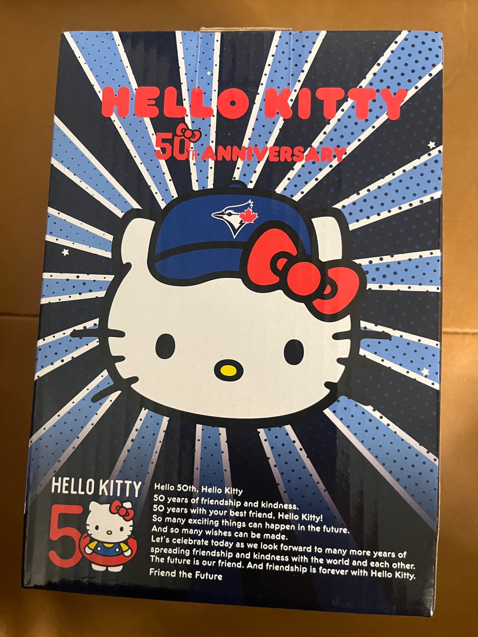 Hello Kitty Toronto Blue Jays 50th Anniversary Bobblehead  - 2