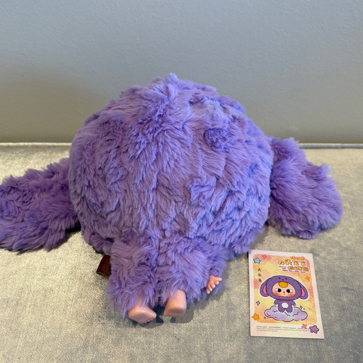 Bunny (360 moving eyes) - Big Head Zipper Bag by Baby Three - 2