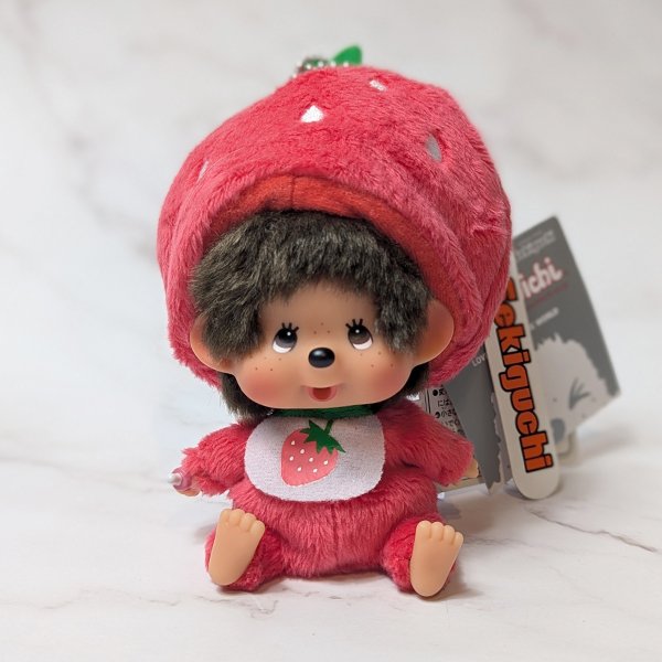 Monchhichi strawberry Keychain - Monchhichi - Sekiguchi - 1