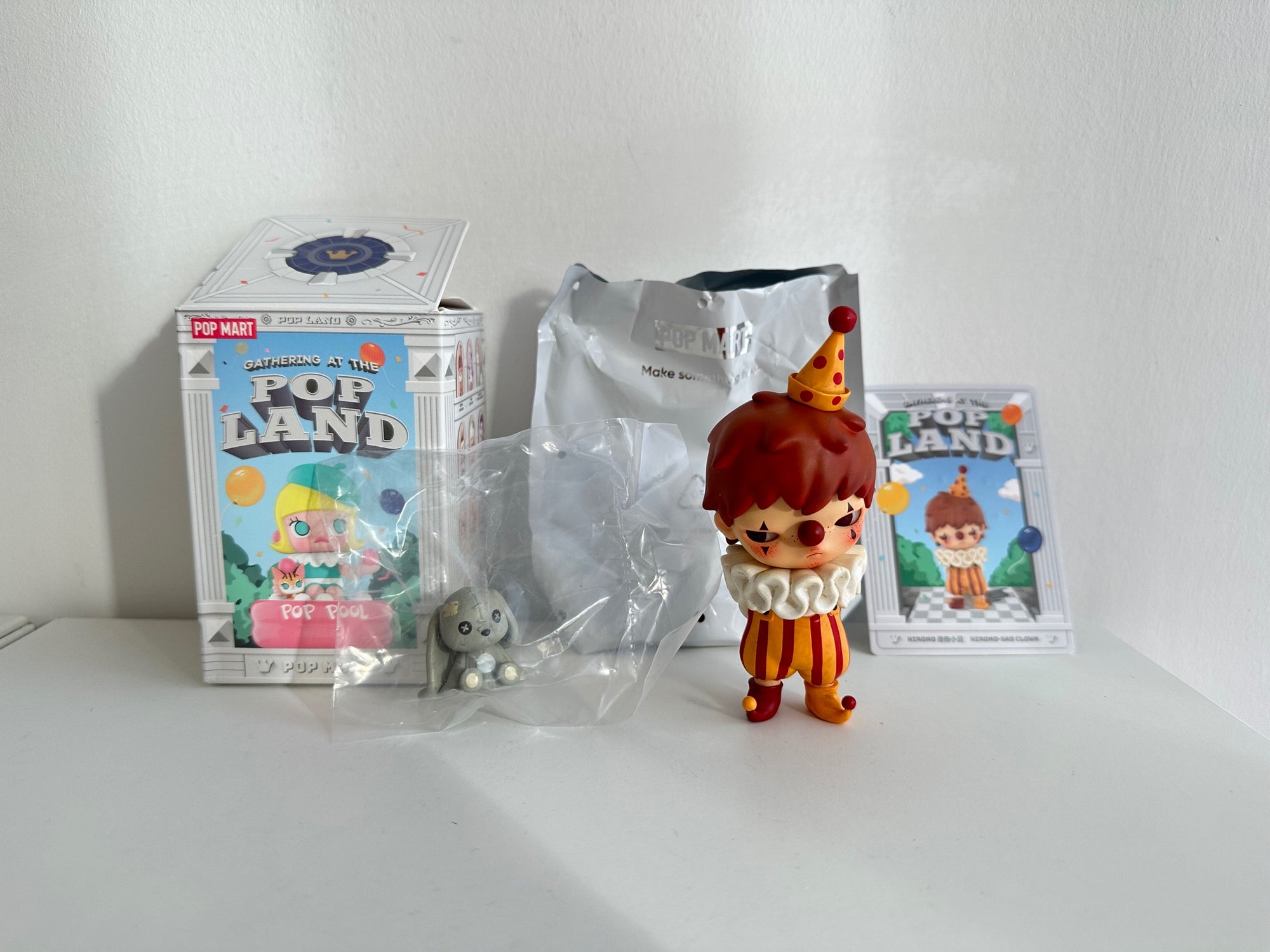 POPMART POPLAND Limited Hirono-sad clown #496337 | eBay