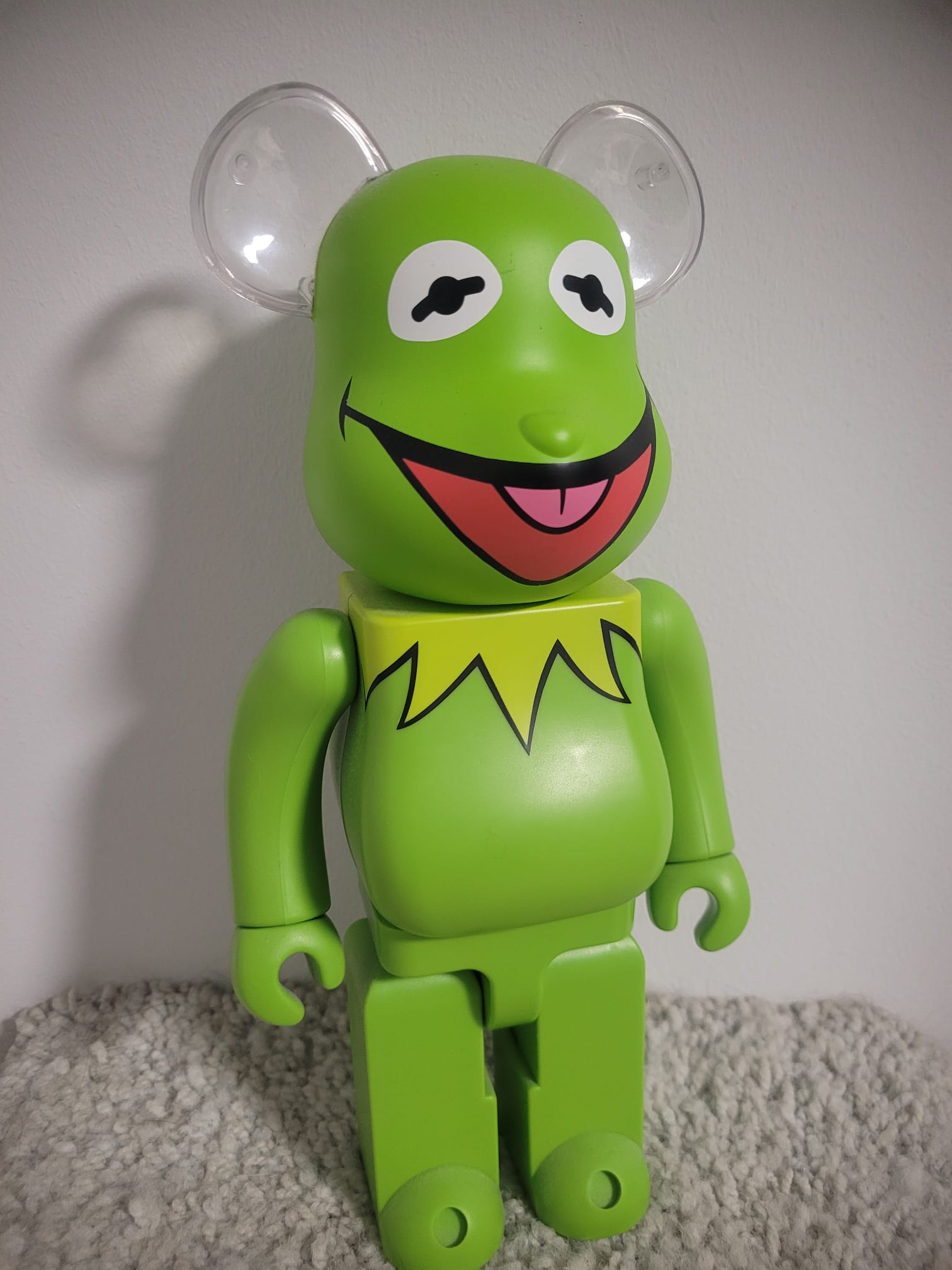 BE@RBRICK Kermit 400％.100%Muppet Kermit 400% (Missing 100%) - The Muppets BearBrick - Medicom