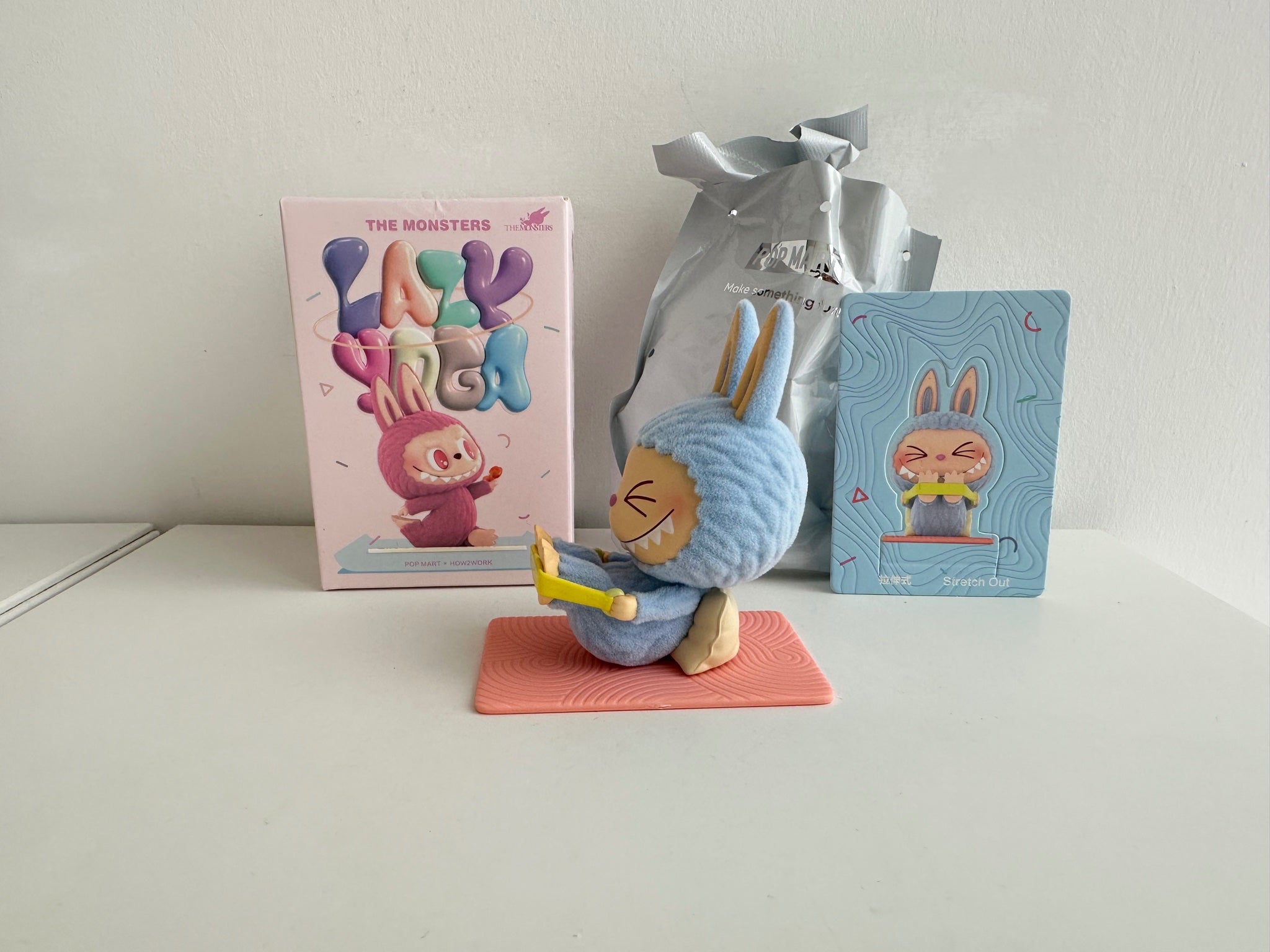 THE MONSTERS Lazy Yoga シリーズ アソートボックス　② Stretch out - Lazy Yoga Series Figures THE MONSTERS Labubu