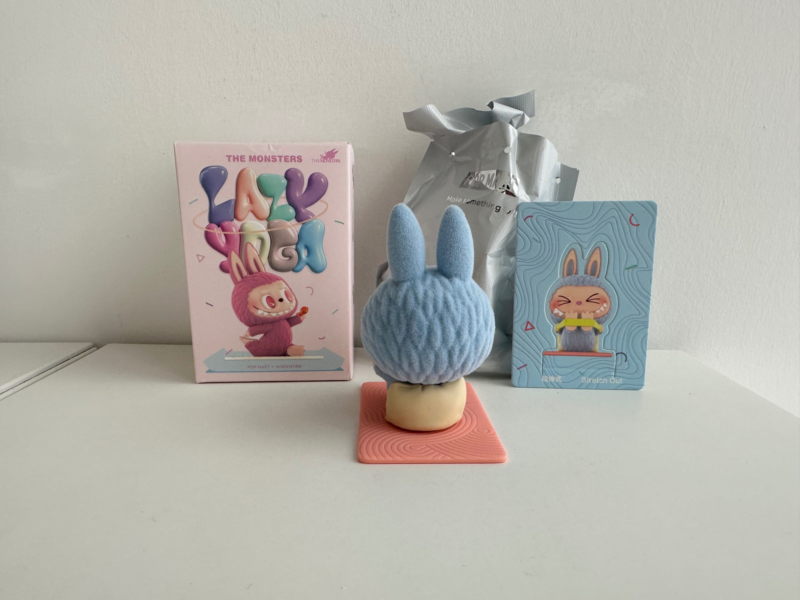その他 POP MART THE MONSTERS Labubu YOGA Cola POP NOW:THE MONSTERS Lazy Yoga Series Figures - POP MART