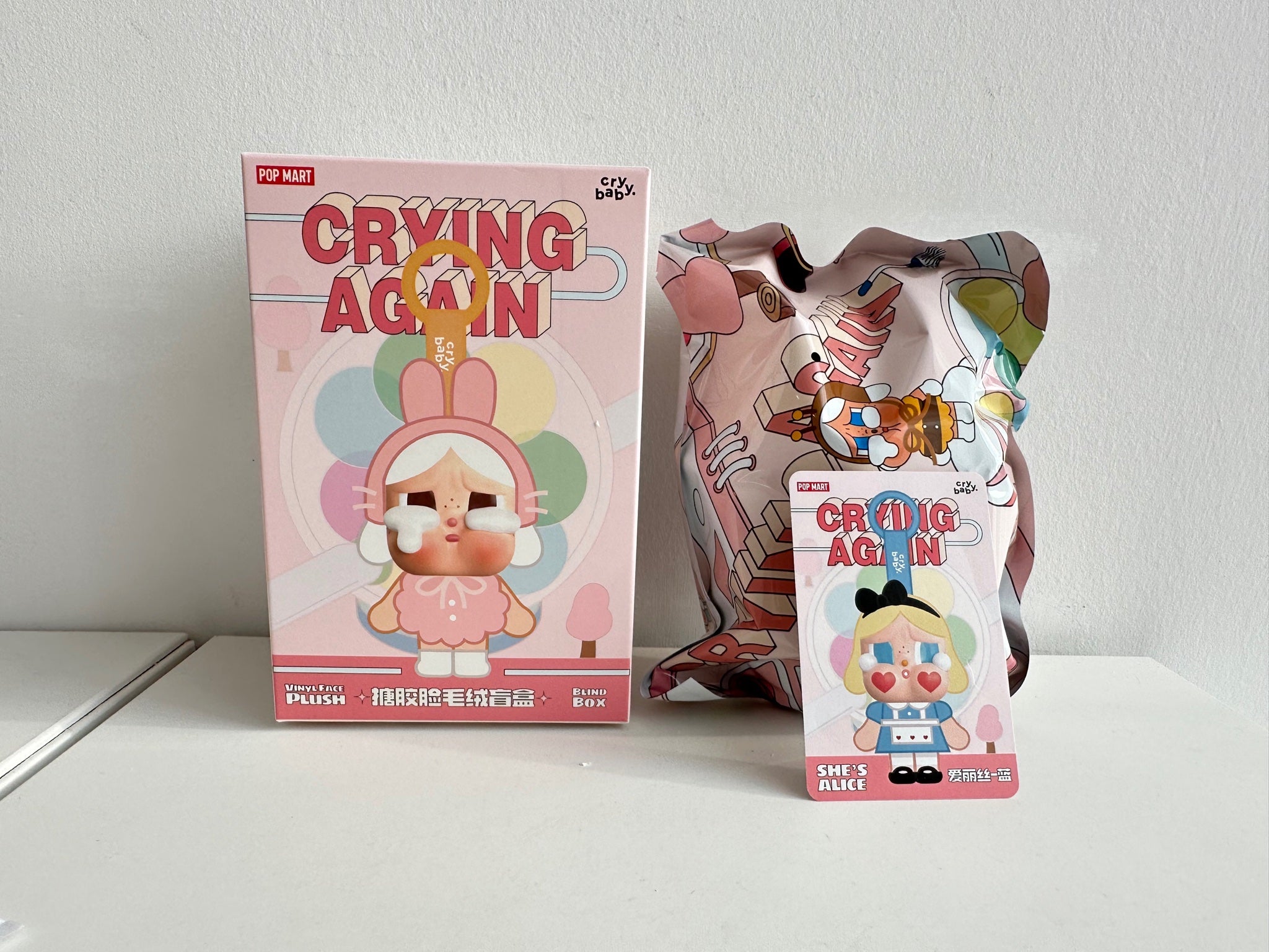 She's Alice - CRYBABY Crying Again Series-Vinyl Face Plush