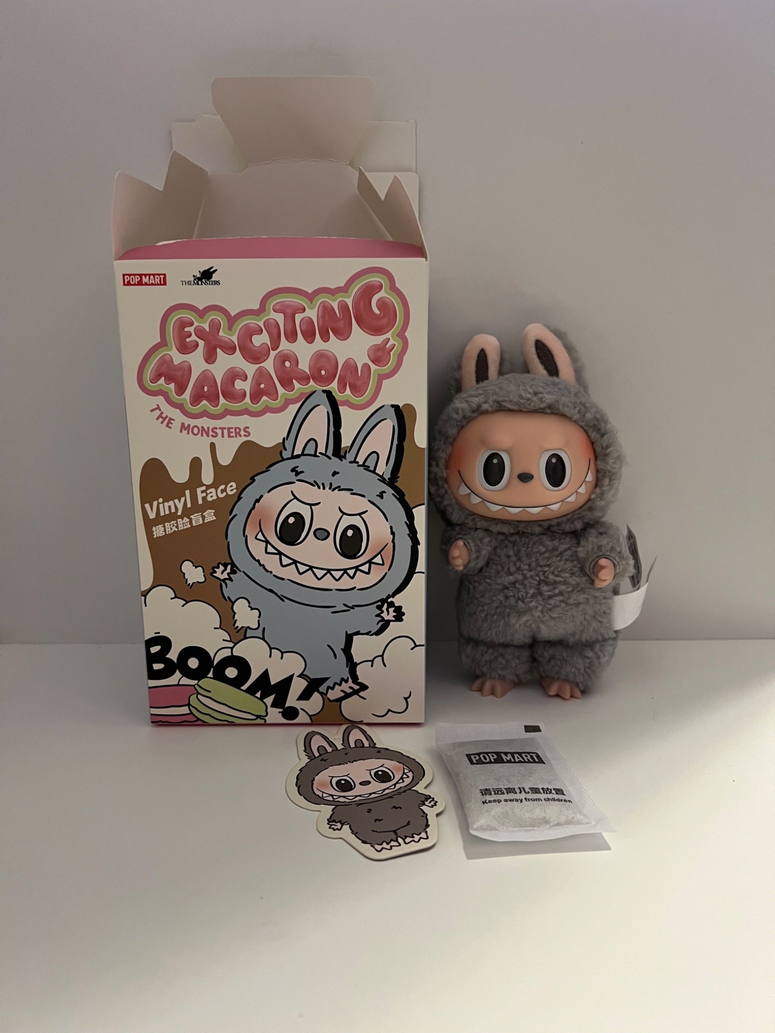 Sesame Bean(Opened Box)- Labubu THE MONSTERS - Exciting