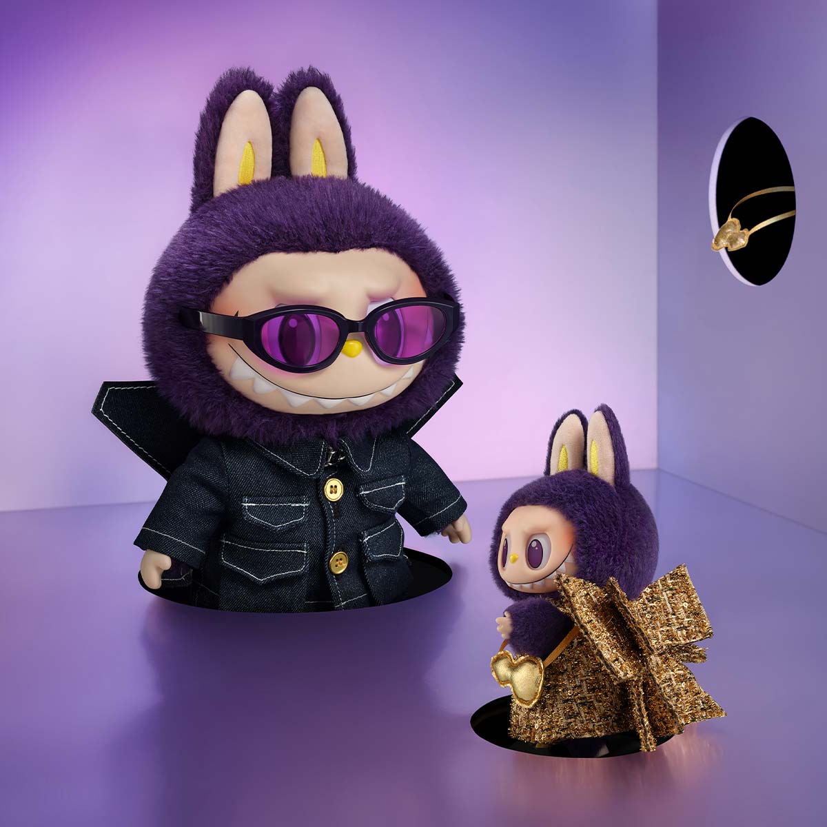 LABUBU × PRONOUNCE - WINGS OF FORTUNE Vinyl Plush Hanging Card by POPMART - 5