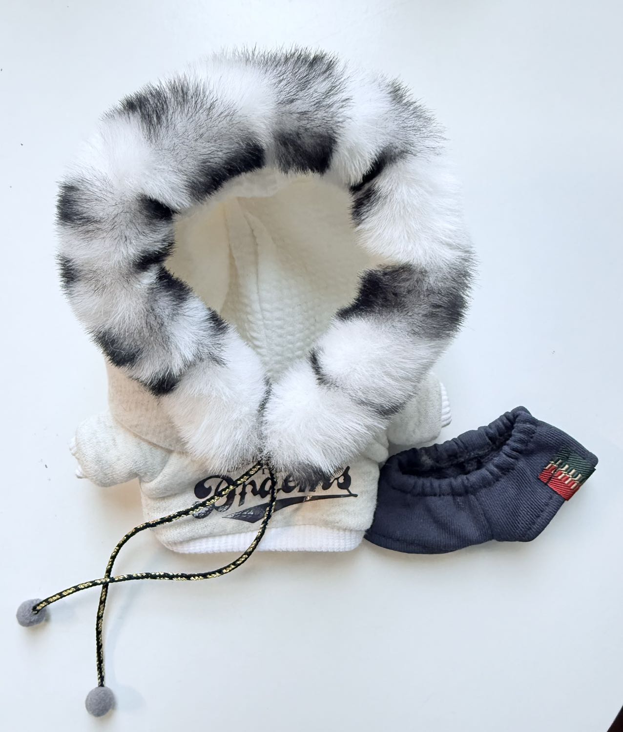  Furry Hoodie Outfit - Labubu Clothes - 3