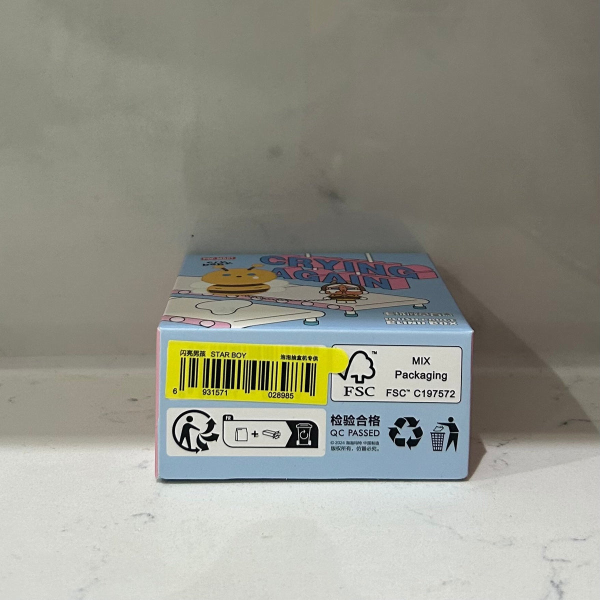 Star Boy - CRYBABY Crying Again Series-Plush Badge by POPMART - 2