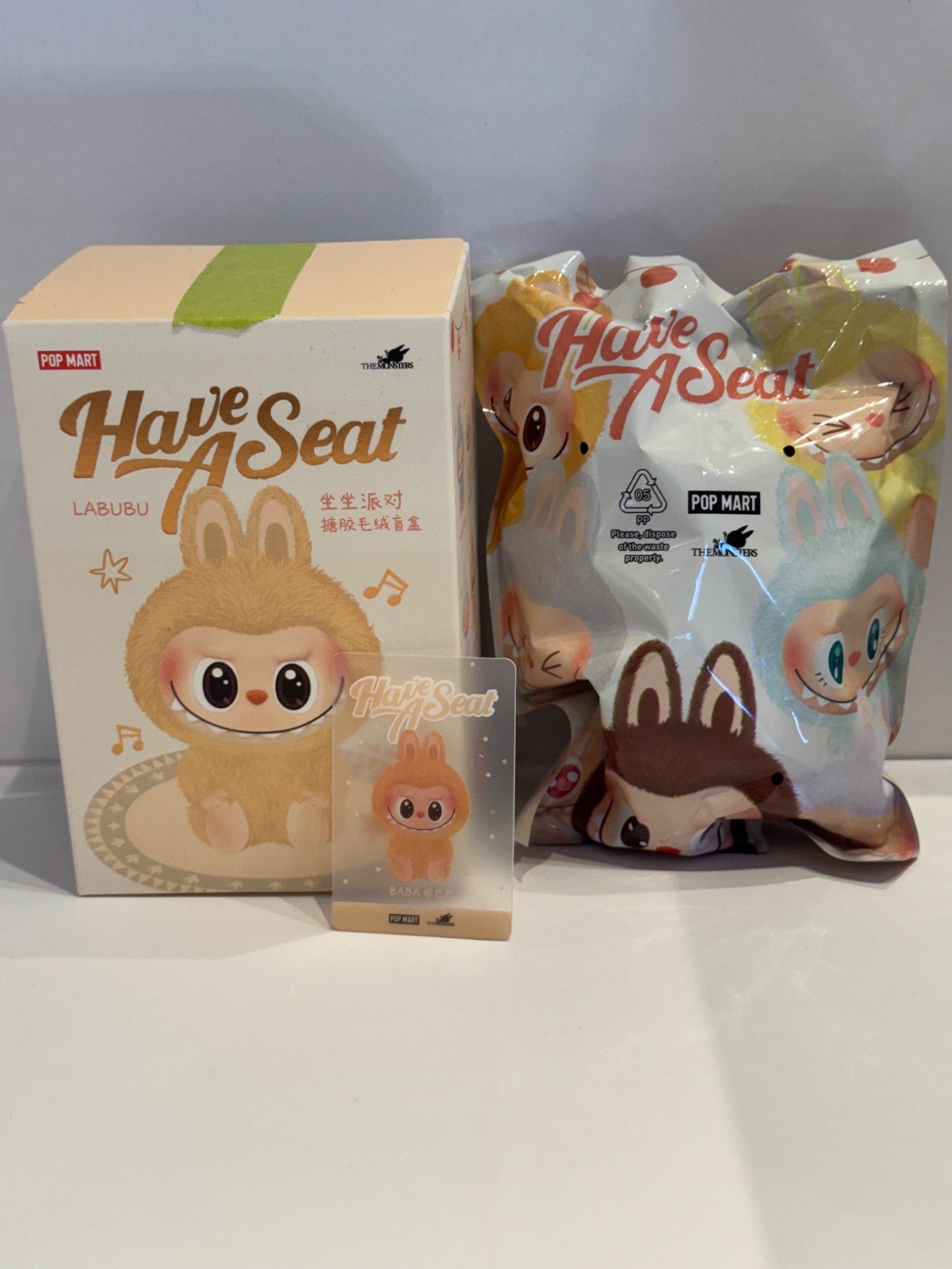 【正規品】LABUBU Have a Seat BABA BABA - Labubu THE MONSTERS - Have a Seat Vinyl Plush by