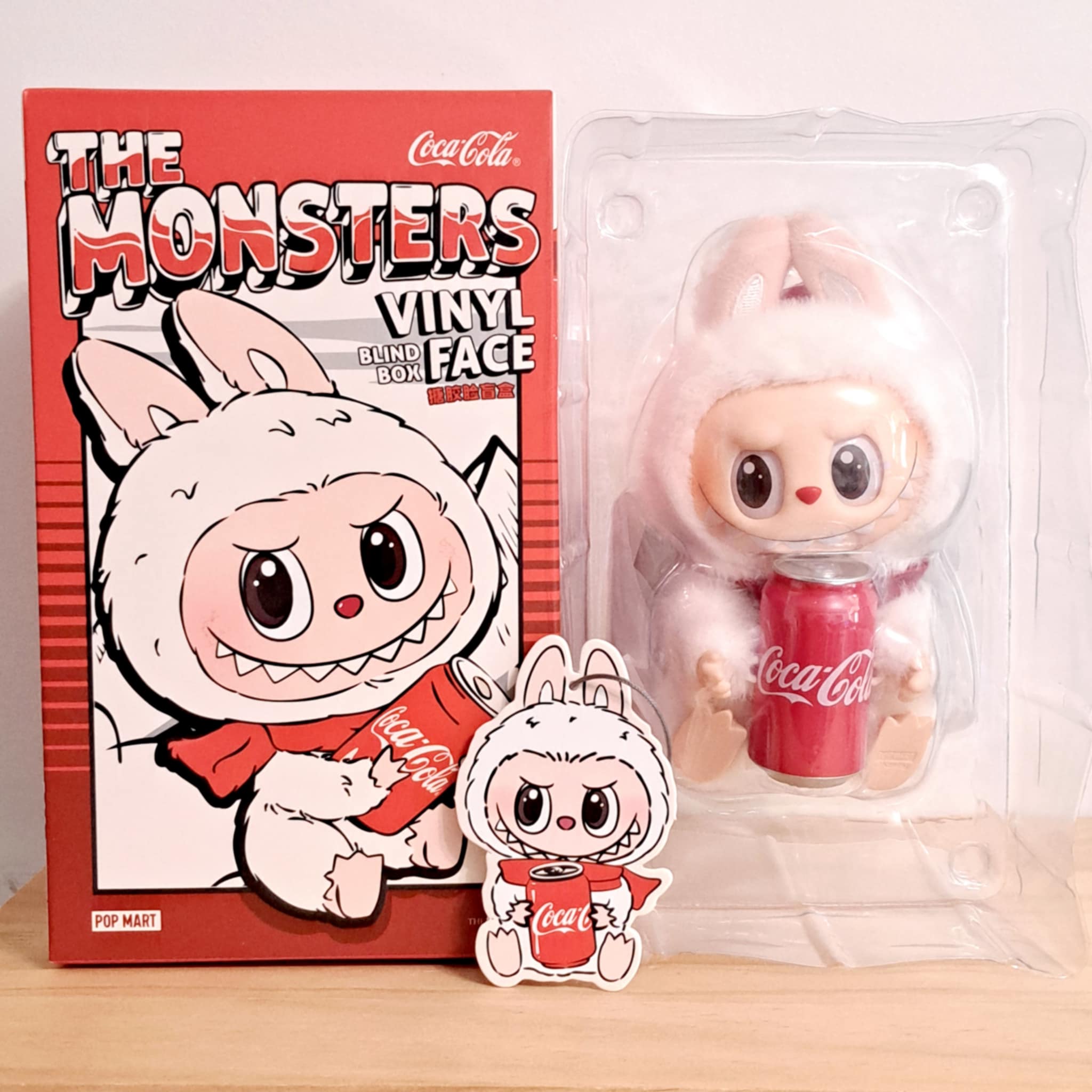 ぬいぐるみ POPMART THE MONSTER COCACOLA HAPPYFACTOR Labubu Happy Factor - The Monsters Coca Cola - Popmart
